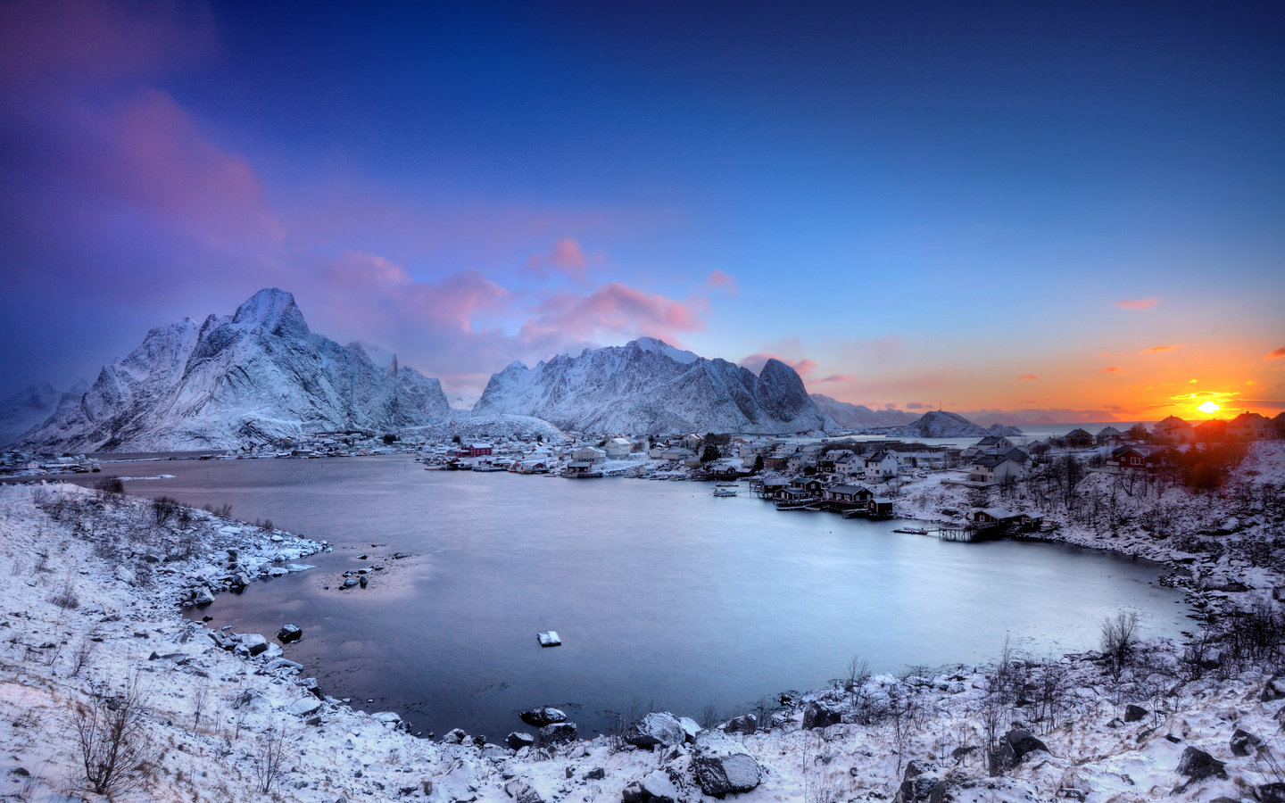 lofoten islands, winter, norway