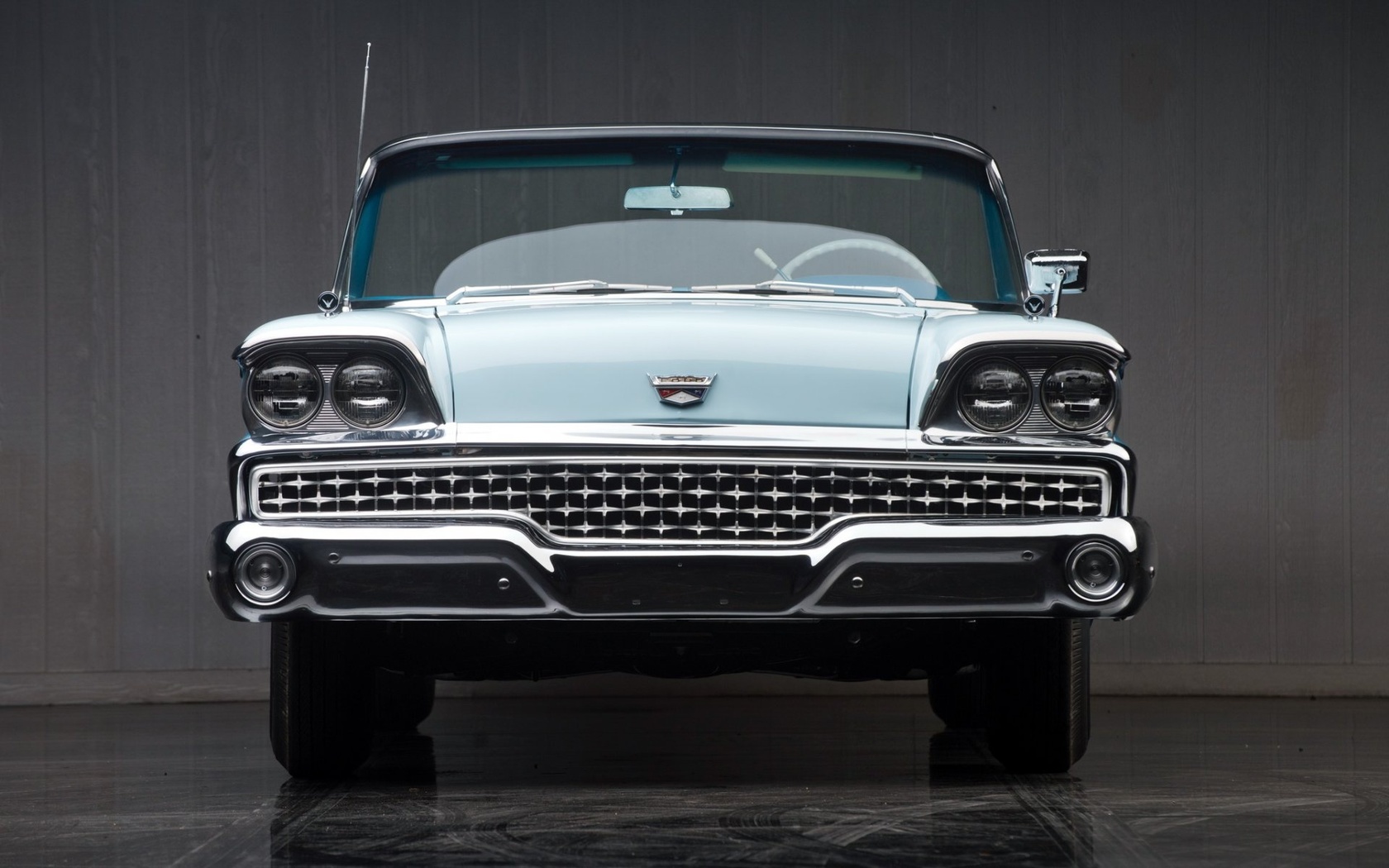 ford, galaxie, skyliner, convertible, 1959