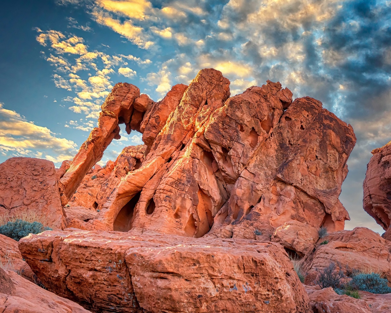 rock, nature, usa, nevada