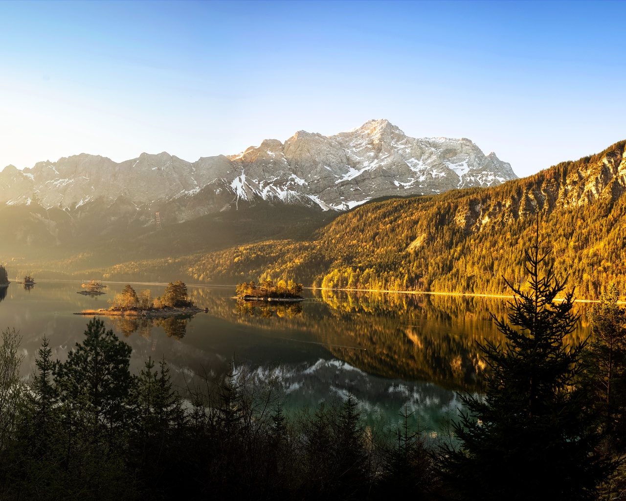 , bavaria, eibsee, landkreis garmisch-partenkirchen