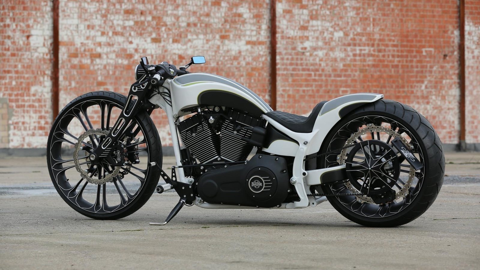 harley davidson, custom, thunderbike