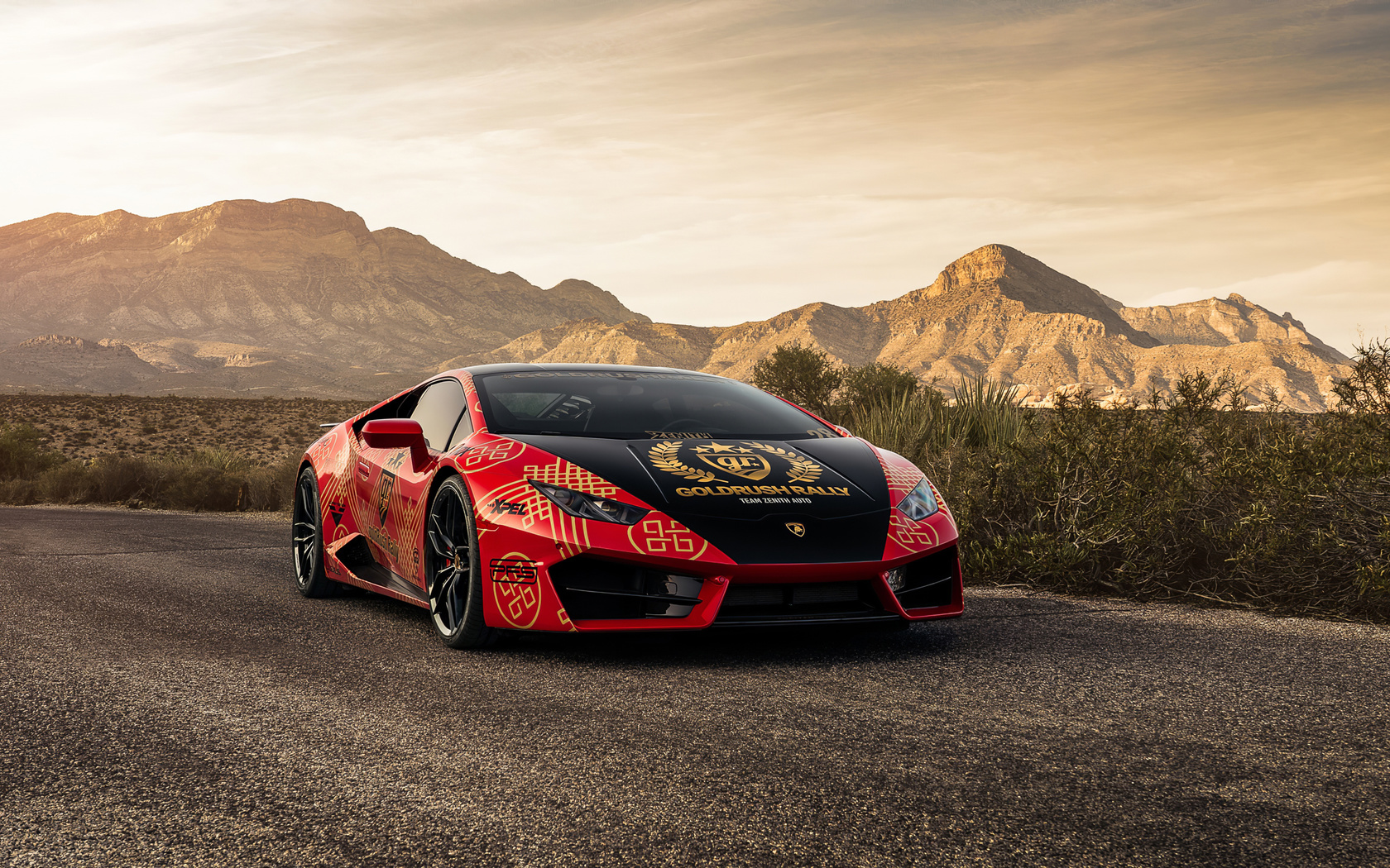 lamborghini, huracan, red