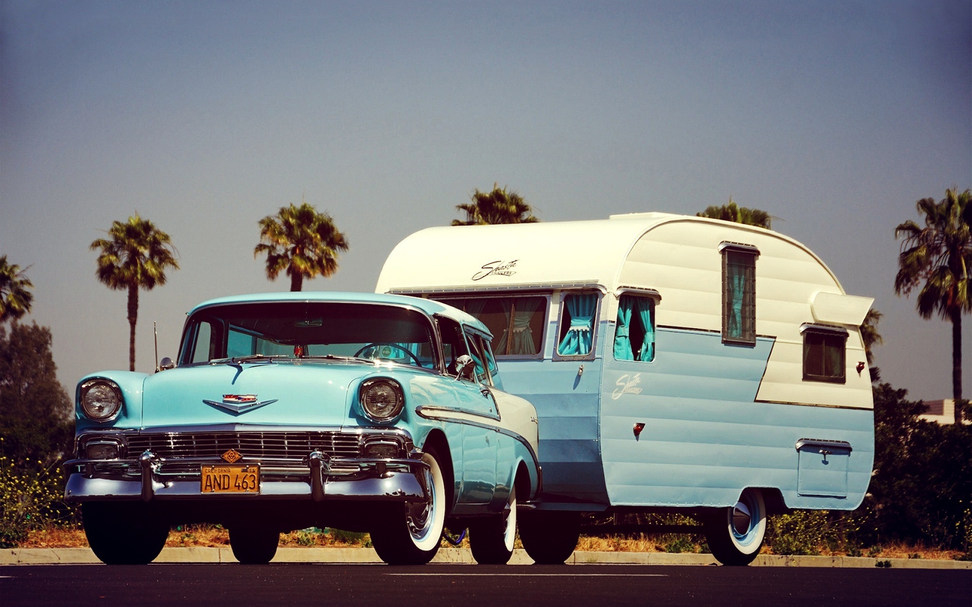 chevrolet, nomad, 1956, trailer