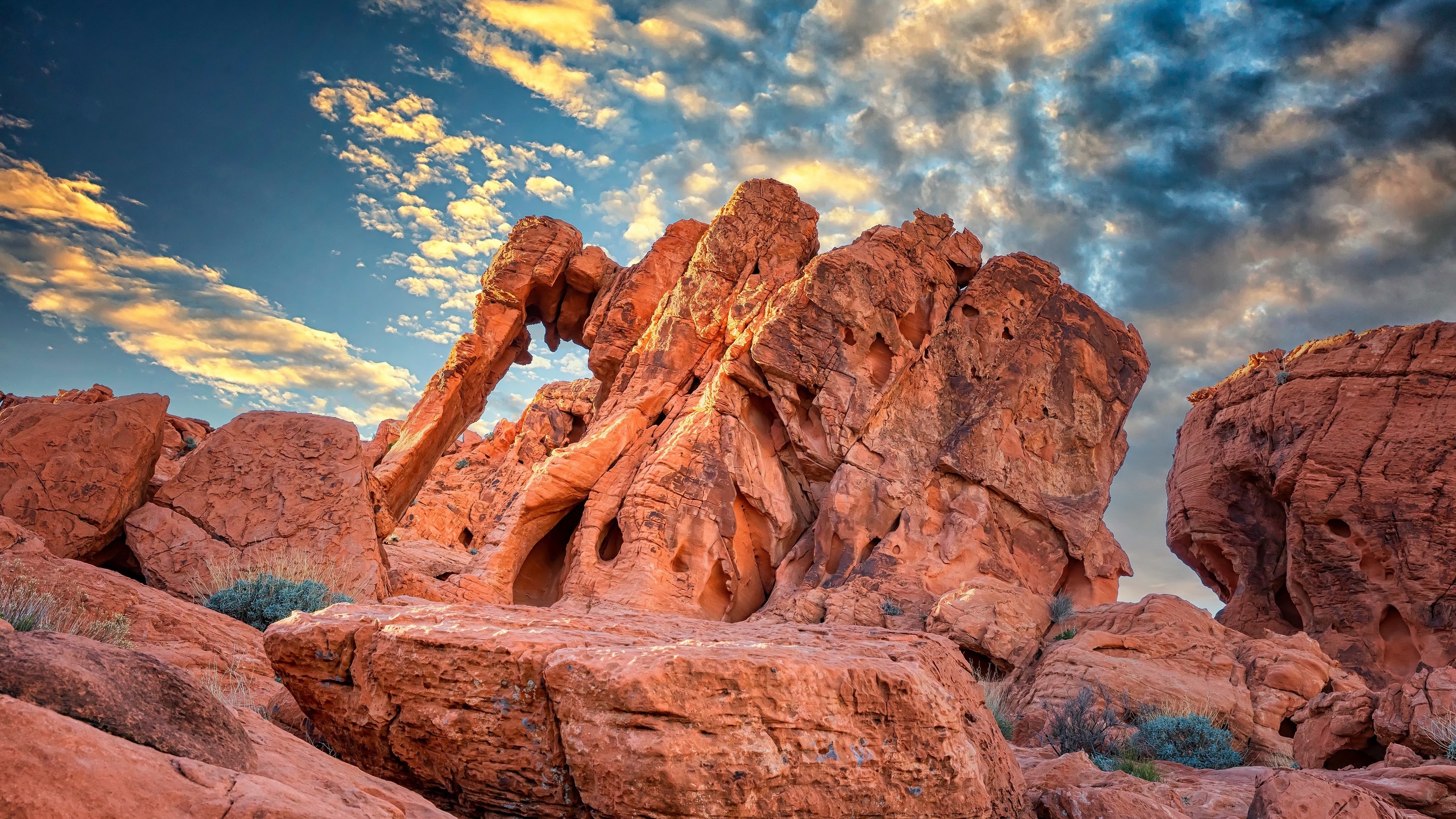 rock, nature, usa, nevada