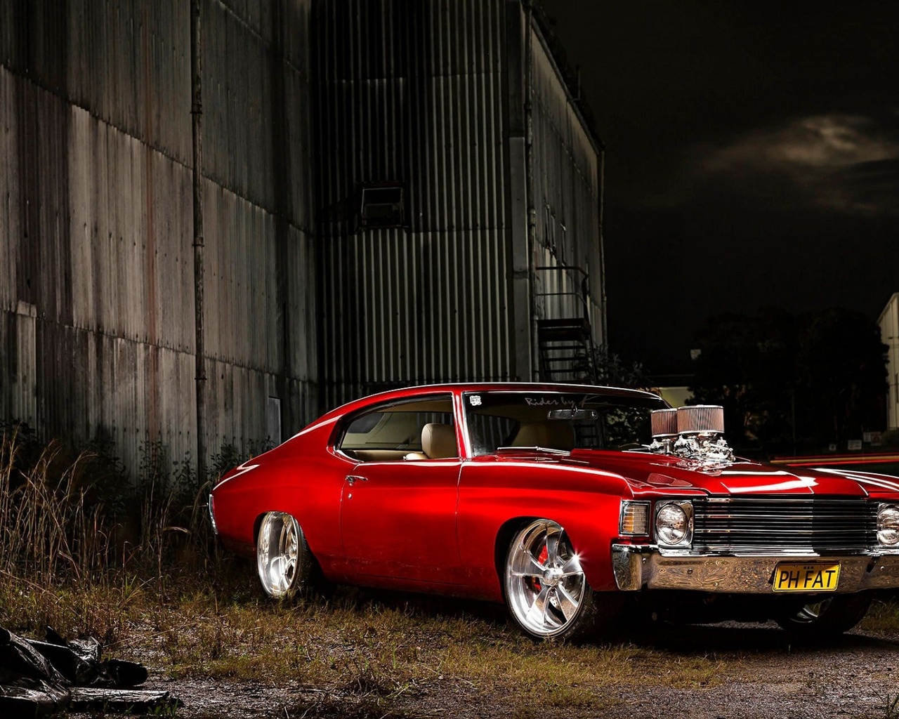 chevrolet, chevelle, custom, ,,