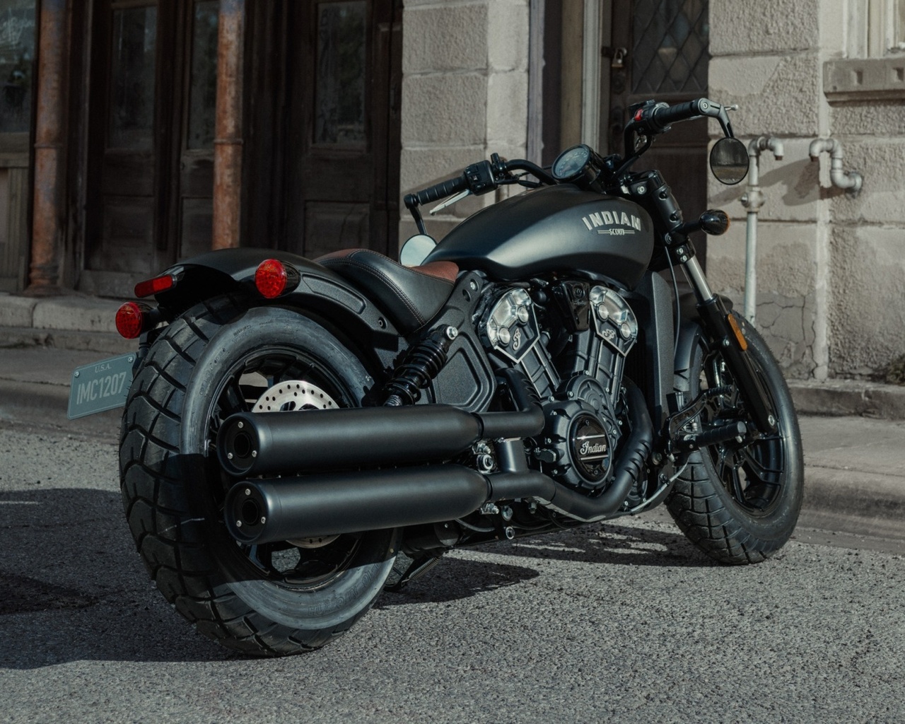 indian, scout, bike, bobber