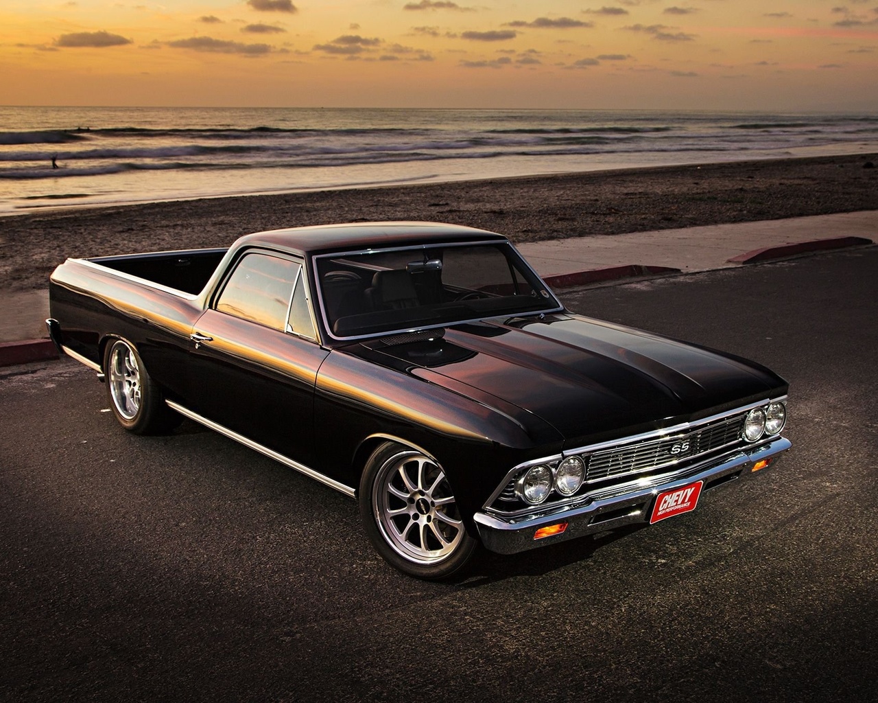 american, classic, car, chevrolet, el camino