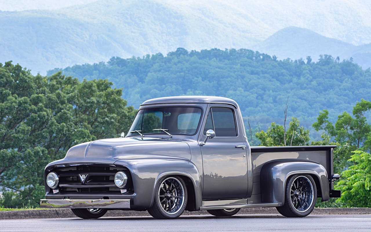 american, classic, car, custom, ford, f100