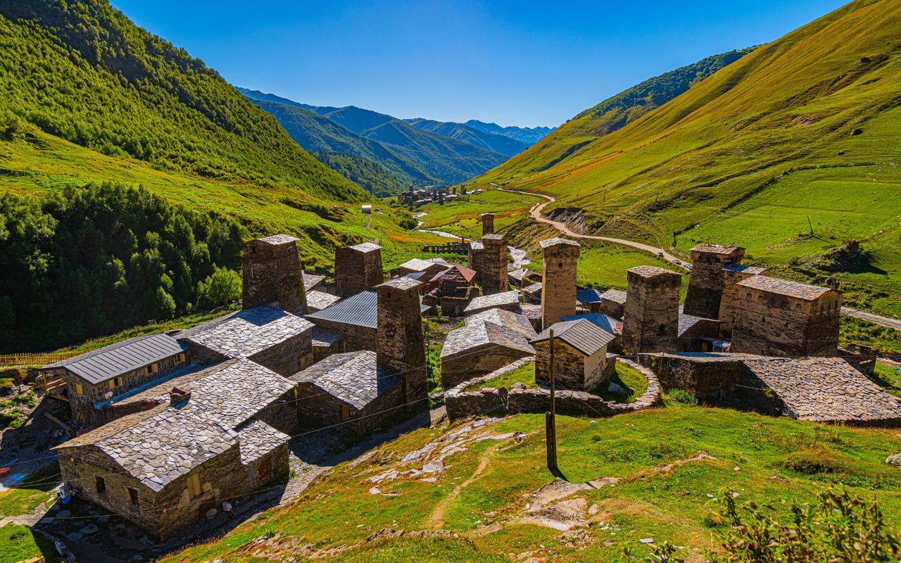 , , , ushguli village, svaneti, , 