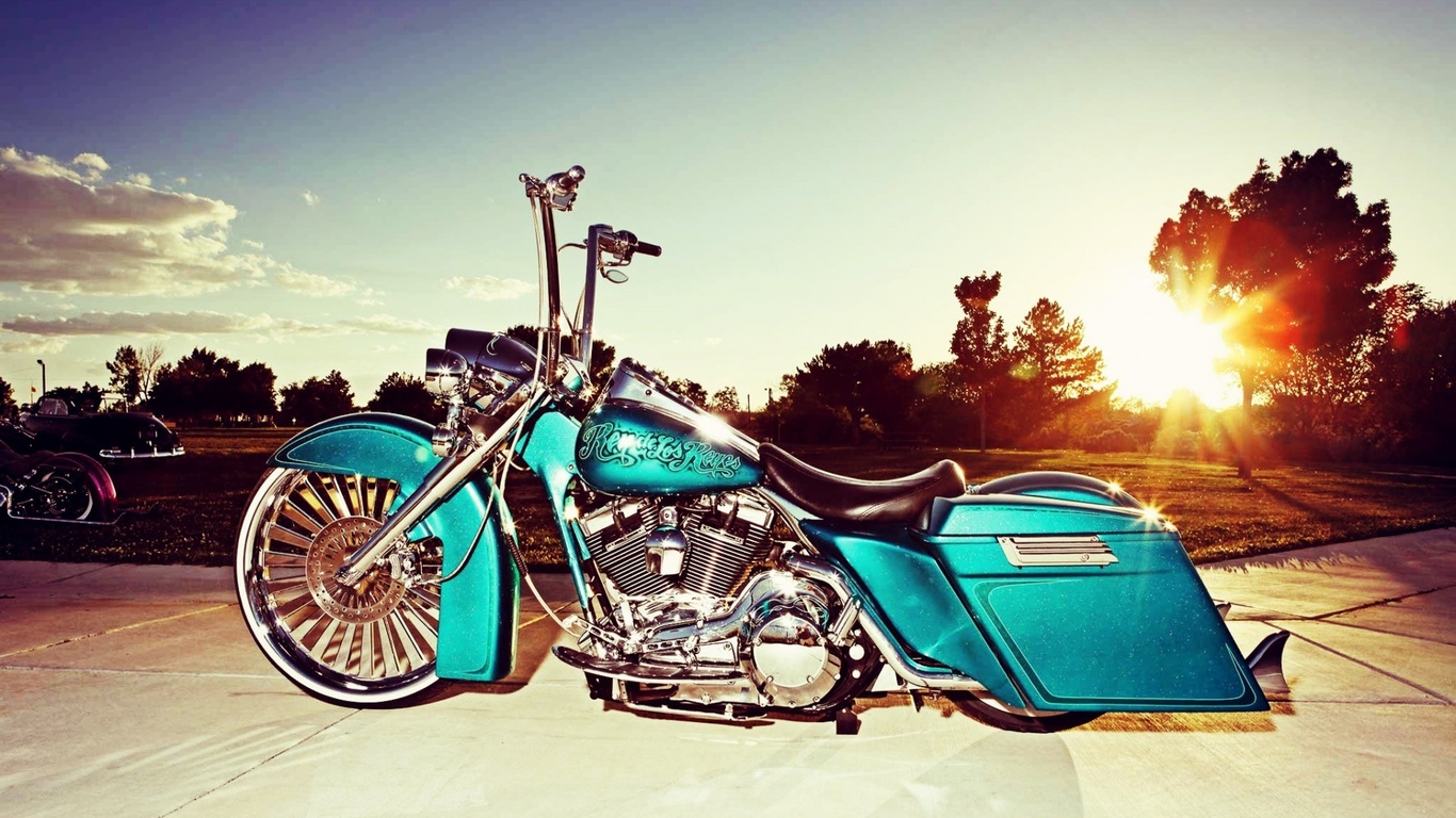 harley davidson, custom, motorbike
