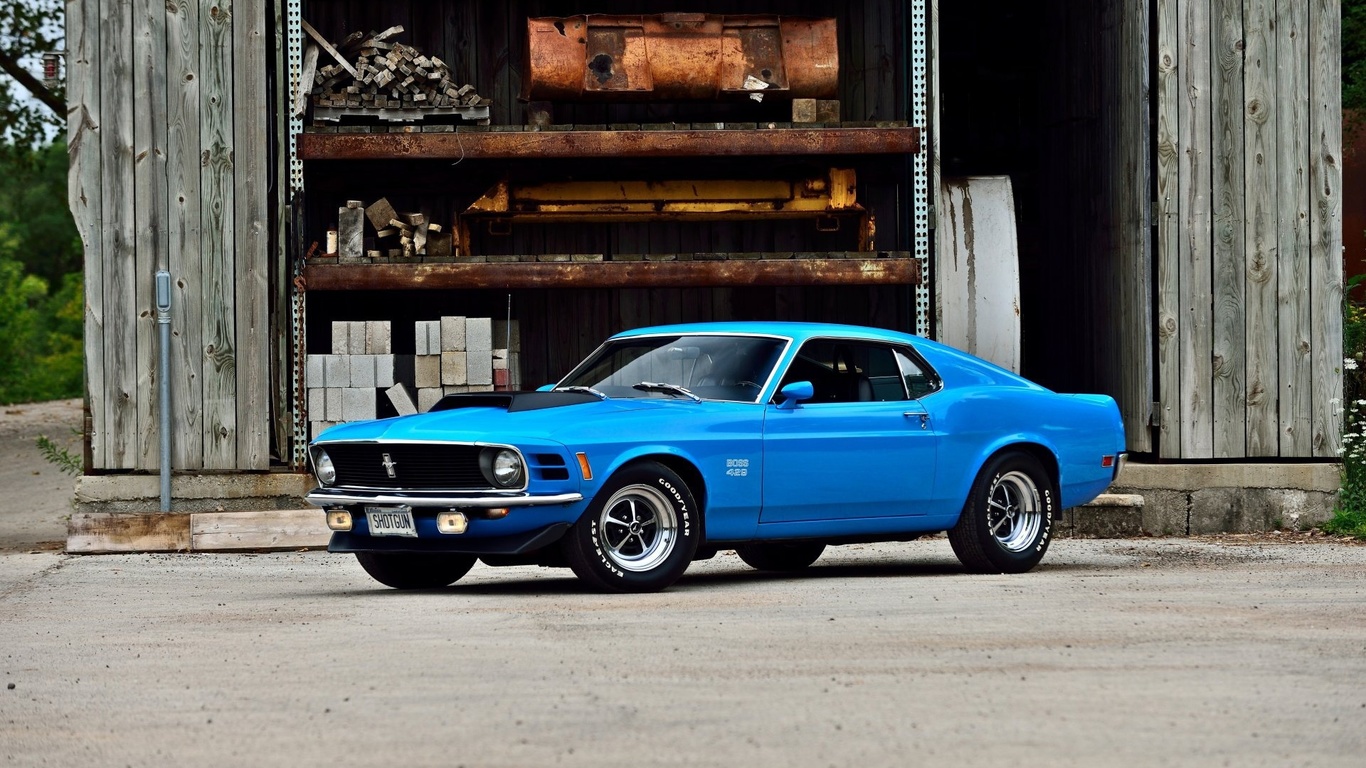 ford, mustang, 1970, boss, 429
