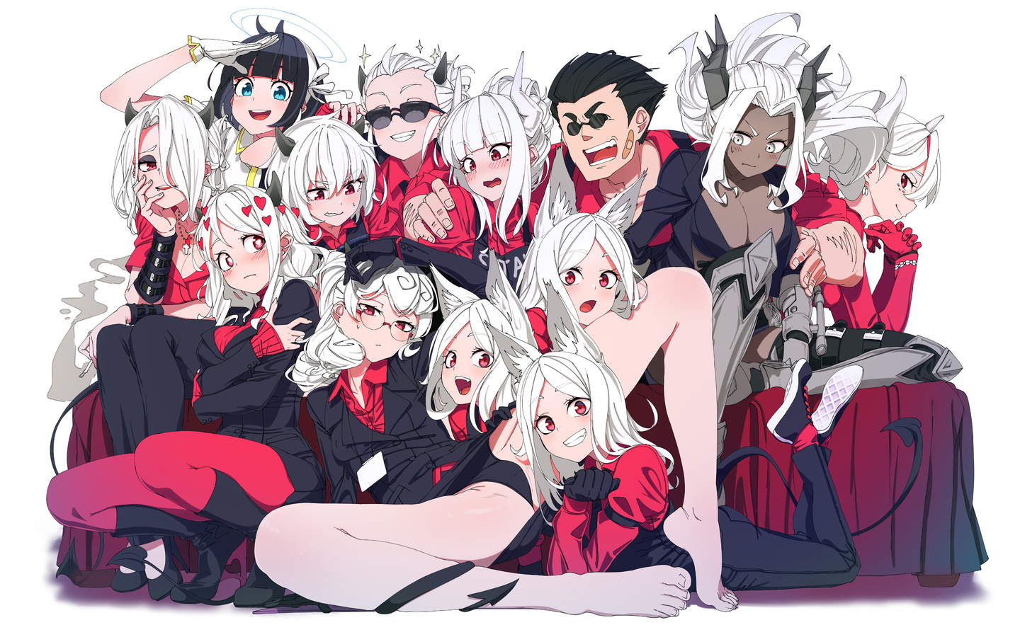 helltaker, , cerberus, zdrada, modeus, lucifer, justice, judgement, malina, pandemonica, beelzebub, azazel