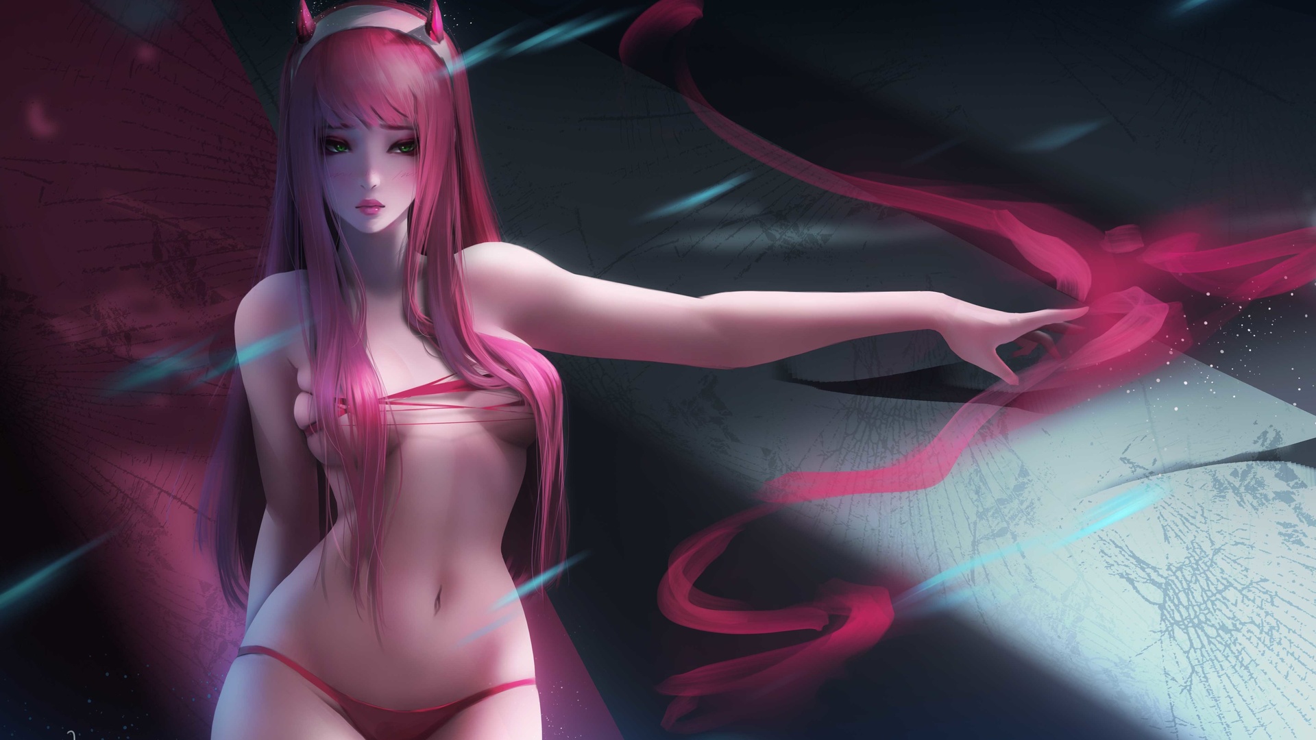 d-han, darling in the franxx, zero two