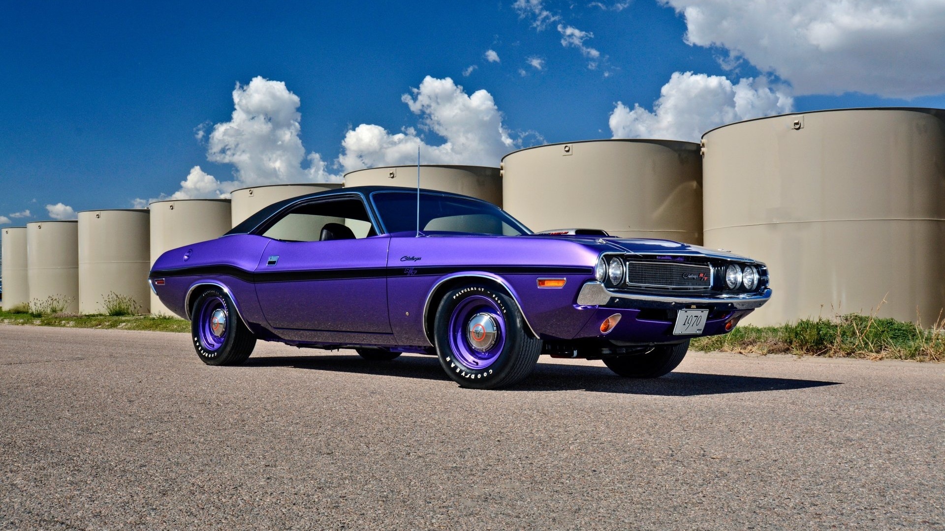 american, classic, car, dodge, challenger