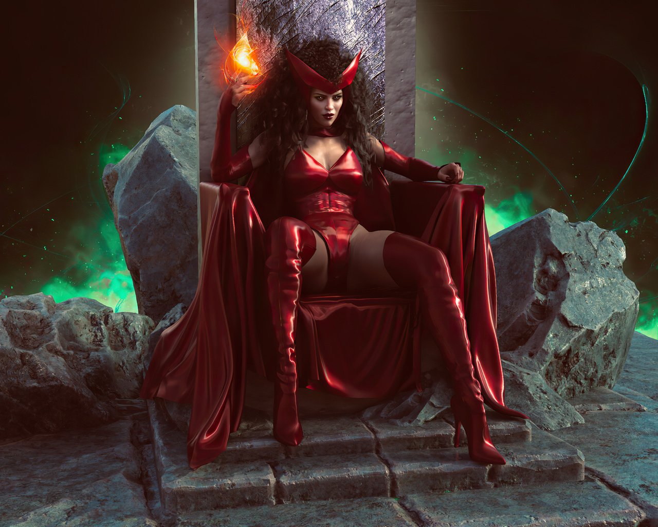 scarlet witch, power, cosplay