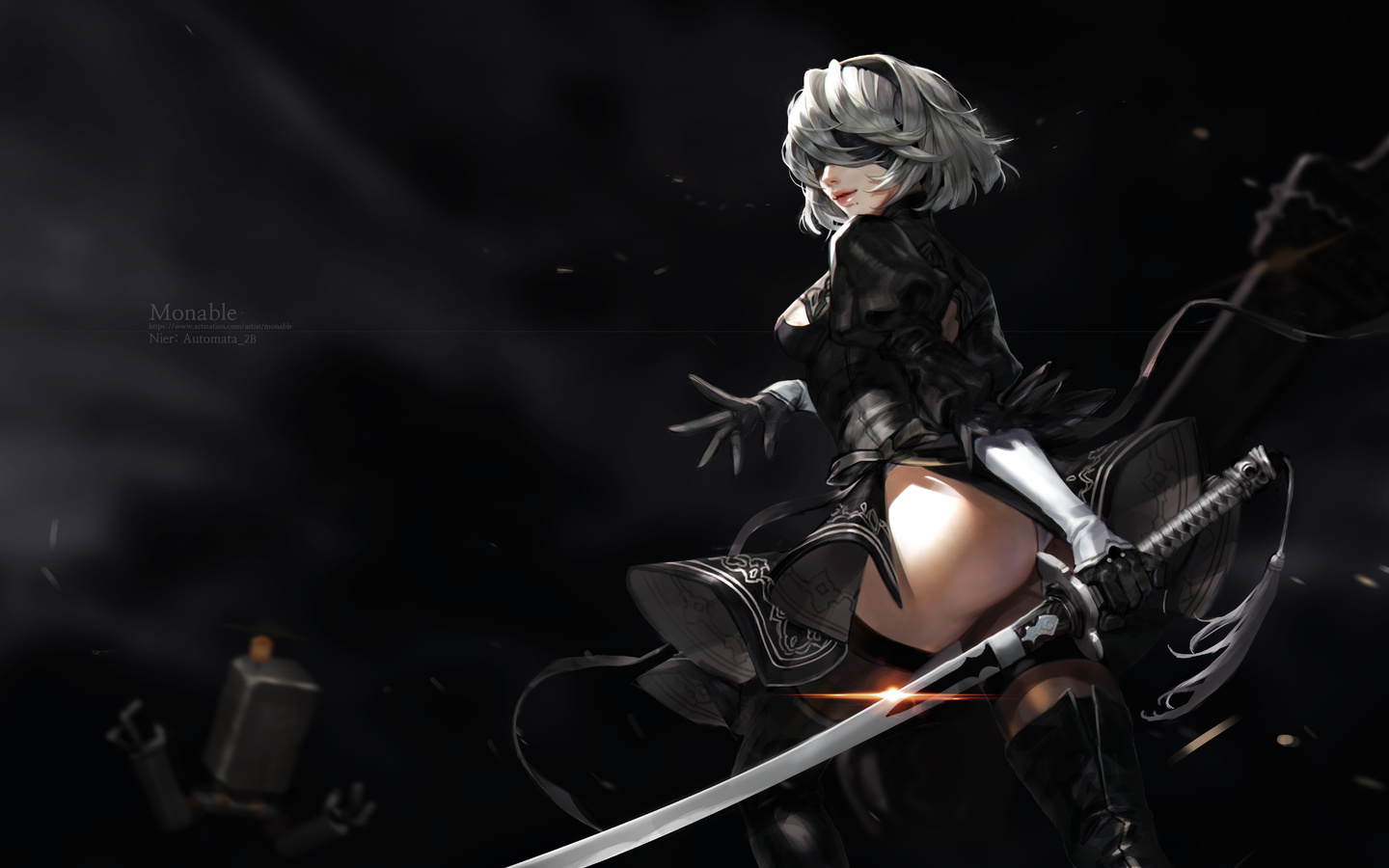 nier automata, anime, nier: automata, 2b