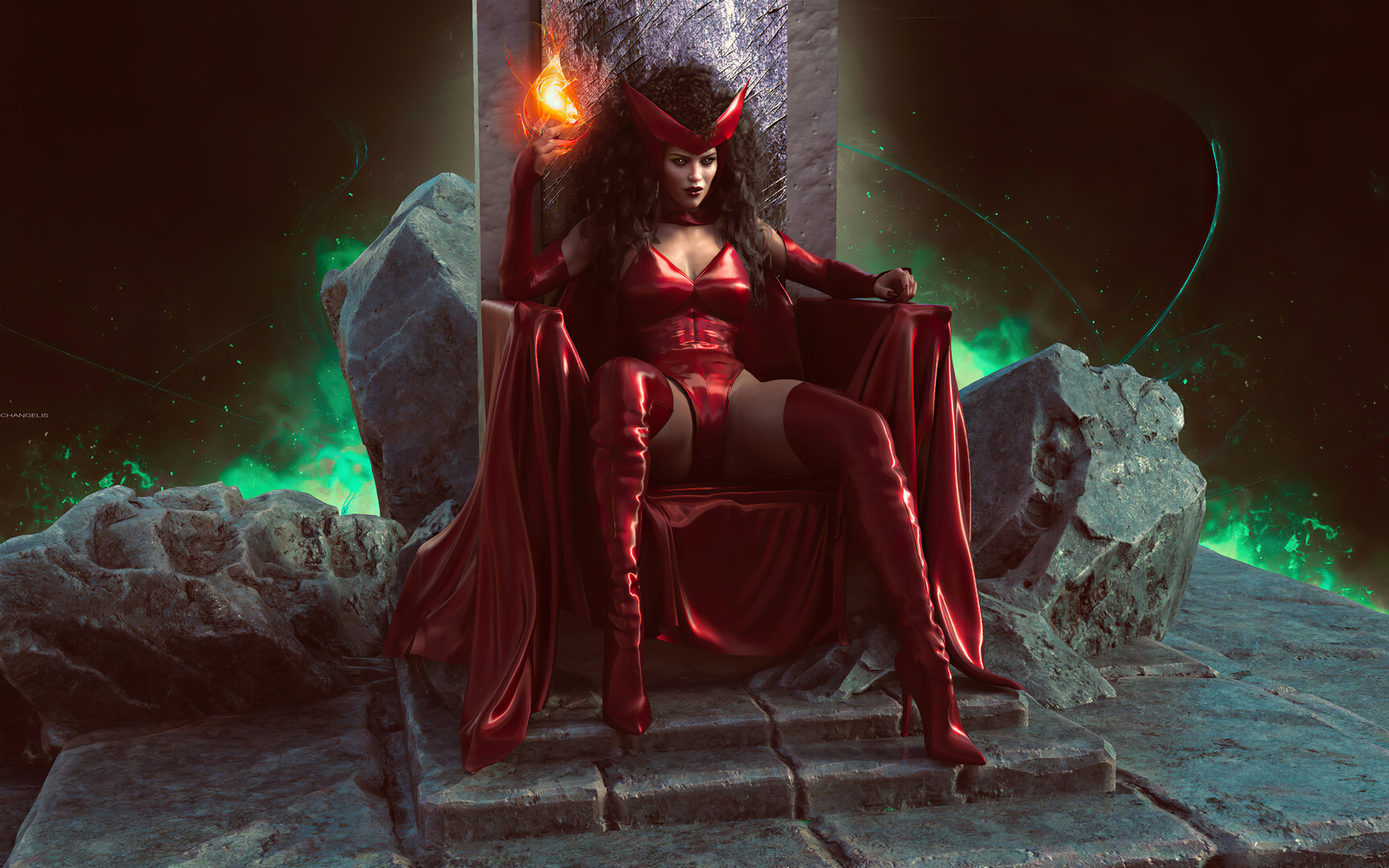 scarlet witch, power, cosplay