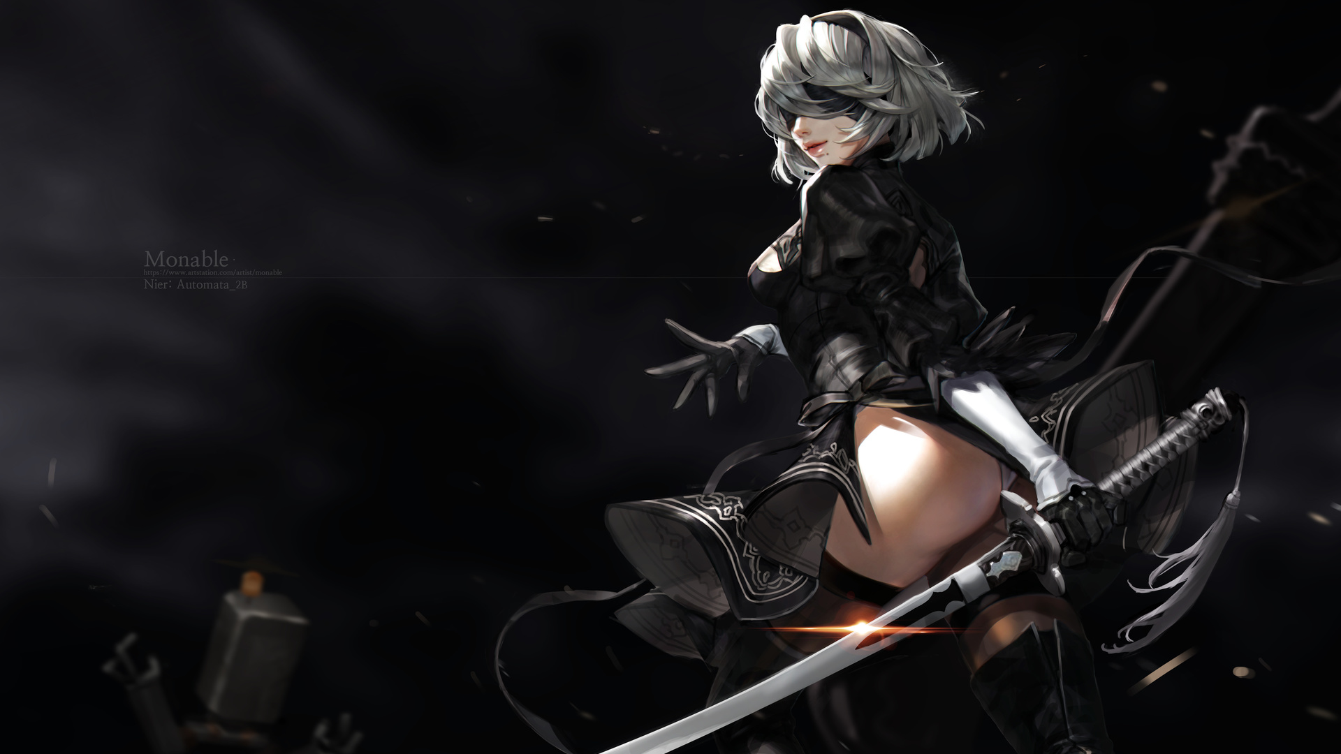 nier automata, anime, nier: automata, 2b