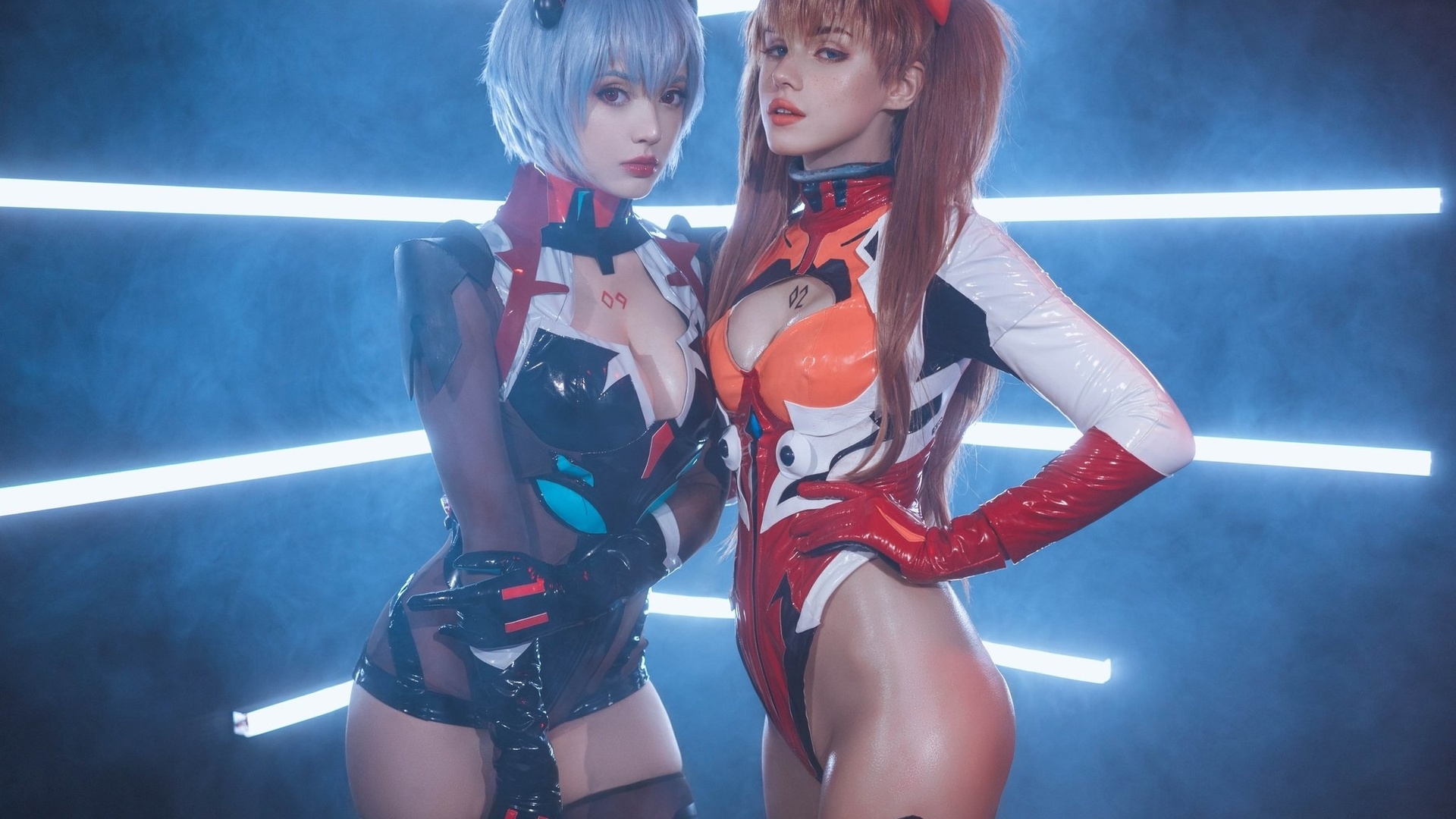 , , , , asuka langley soryu, ayanami rei