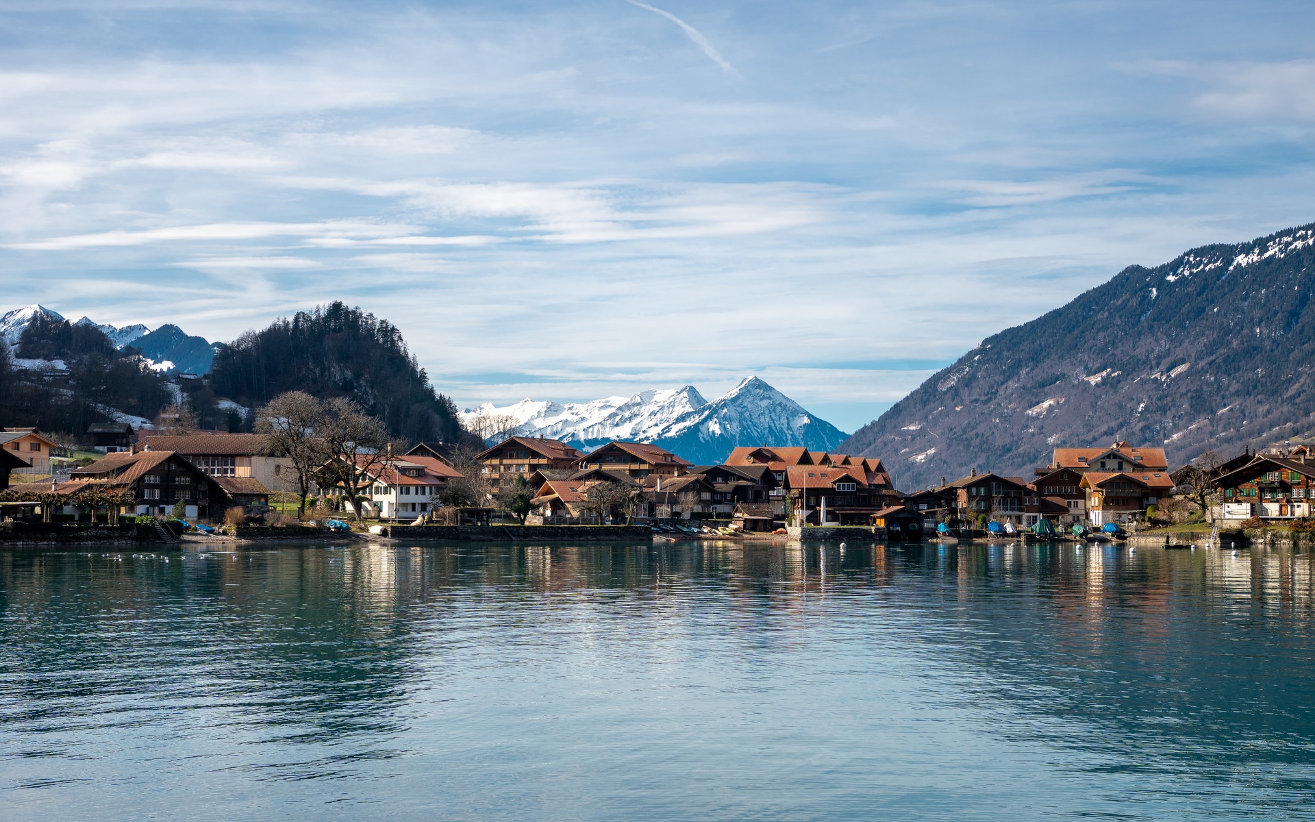 , , , , iseltwald, canton bern, lake brienz, 