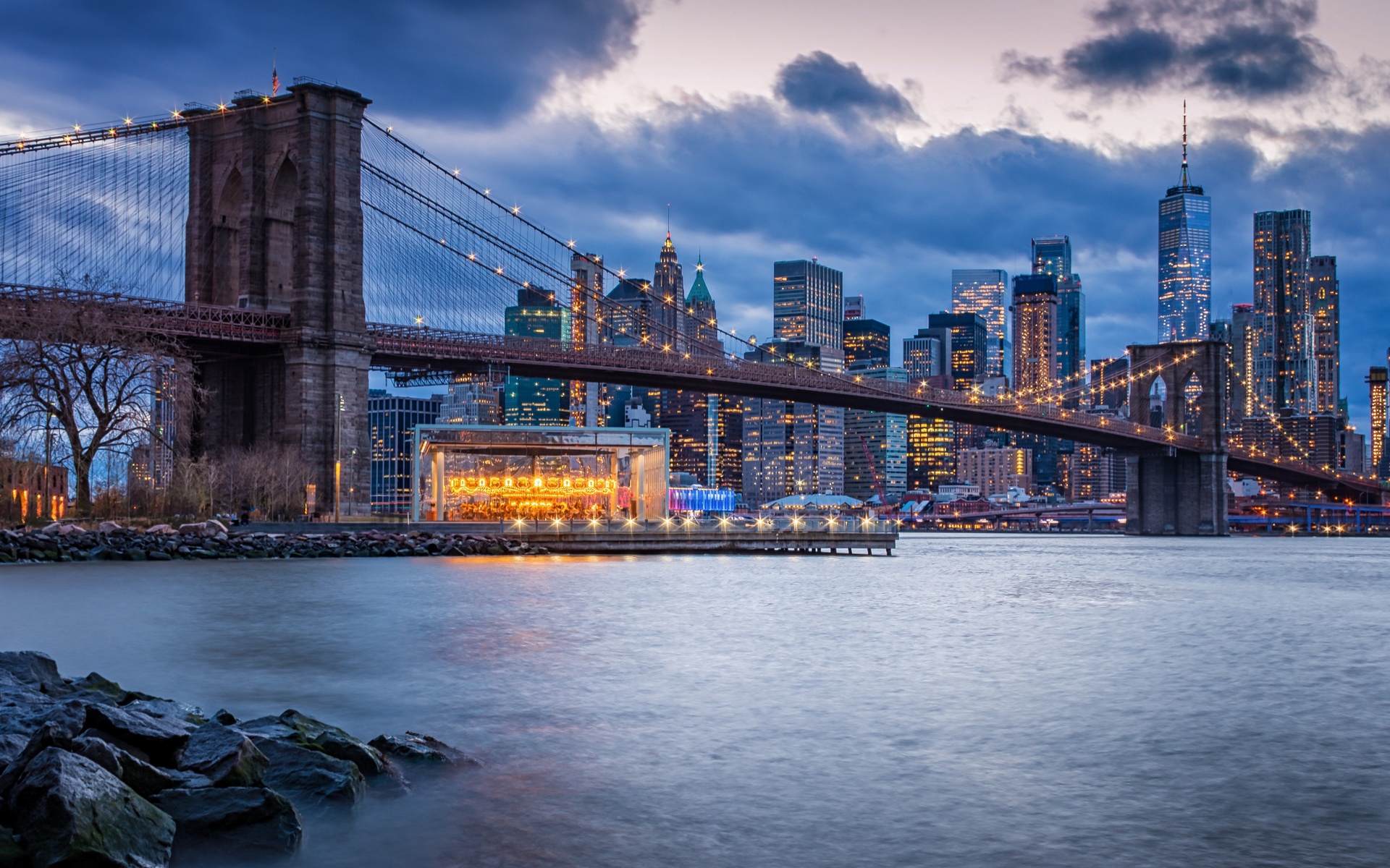 , -, new york, city, brooklyn bridge,  