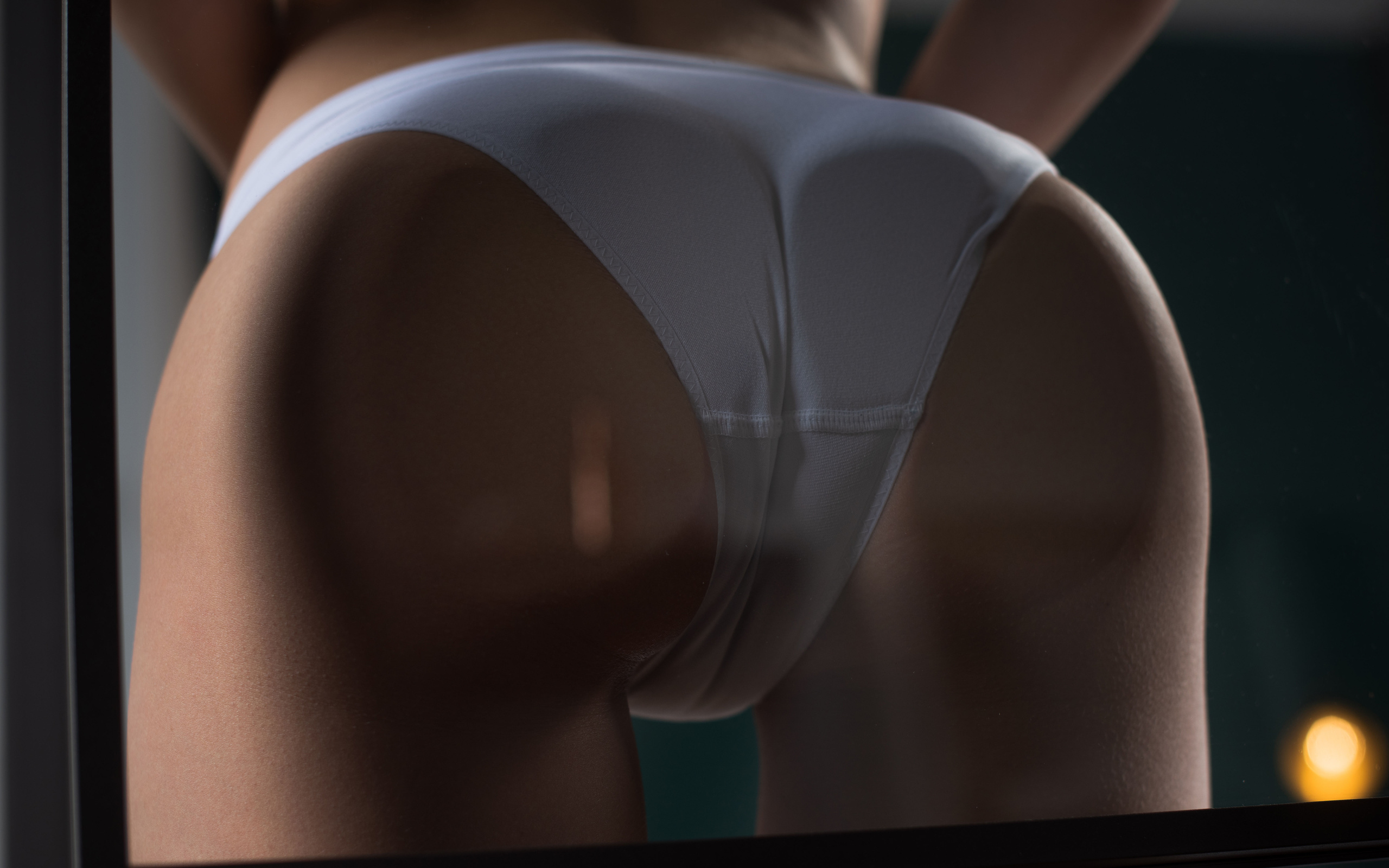 avery, ani hyza, hanna, ass, window, panties, sexy, night, white panties, lingerie