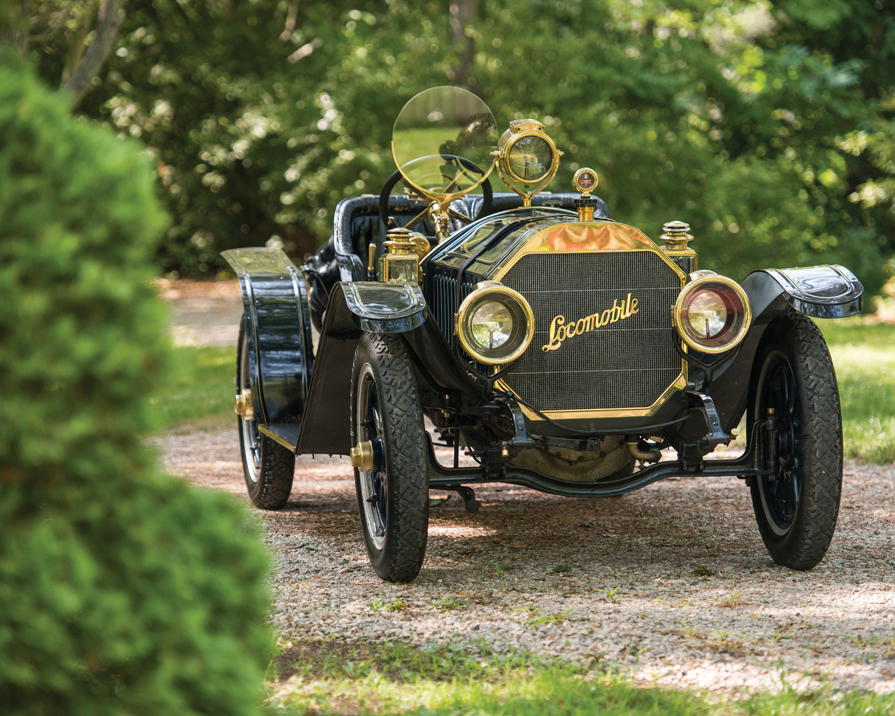 locomobile, model, 30-l, speedster, 4k, 1909, cars, retro