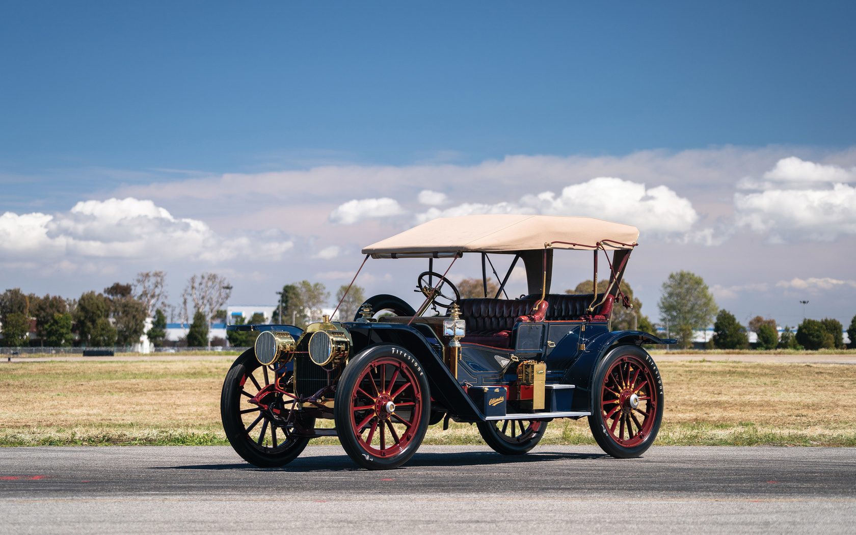 oldsmobile, limited, prototype, 4k, retro, cars, 1908