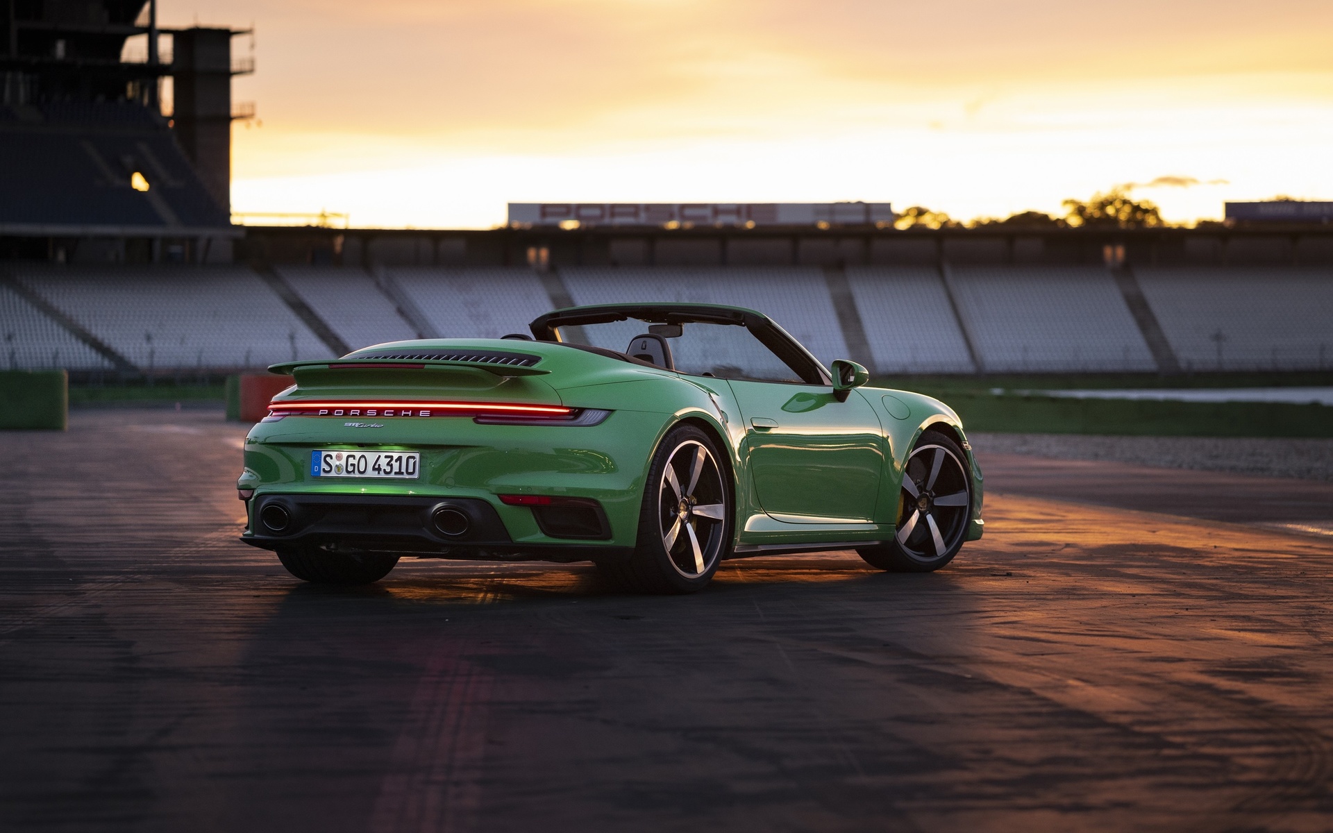 porsche, 911, turbo, cabriolet, 2020