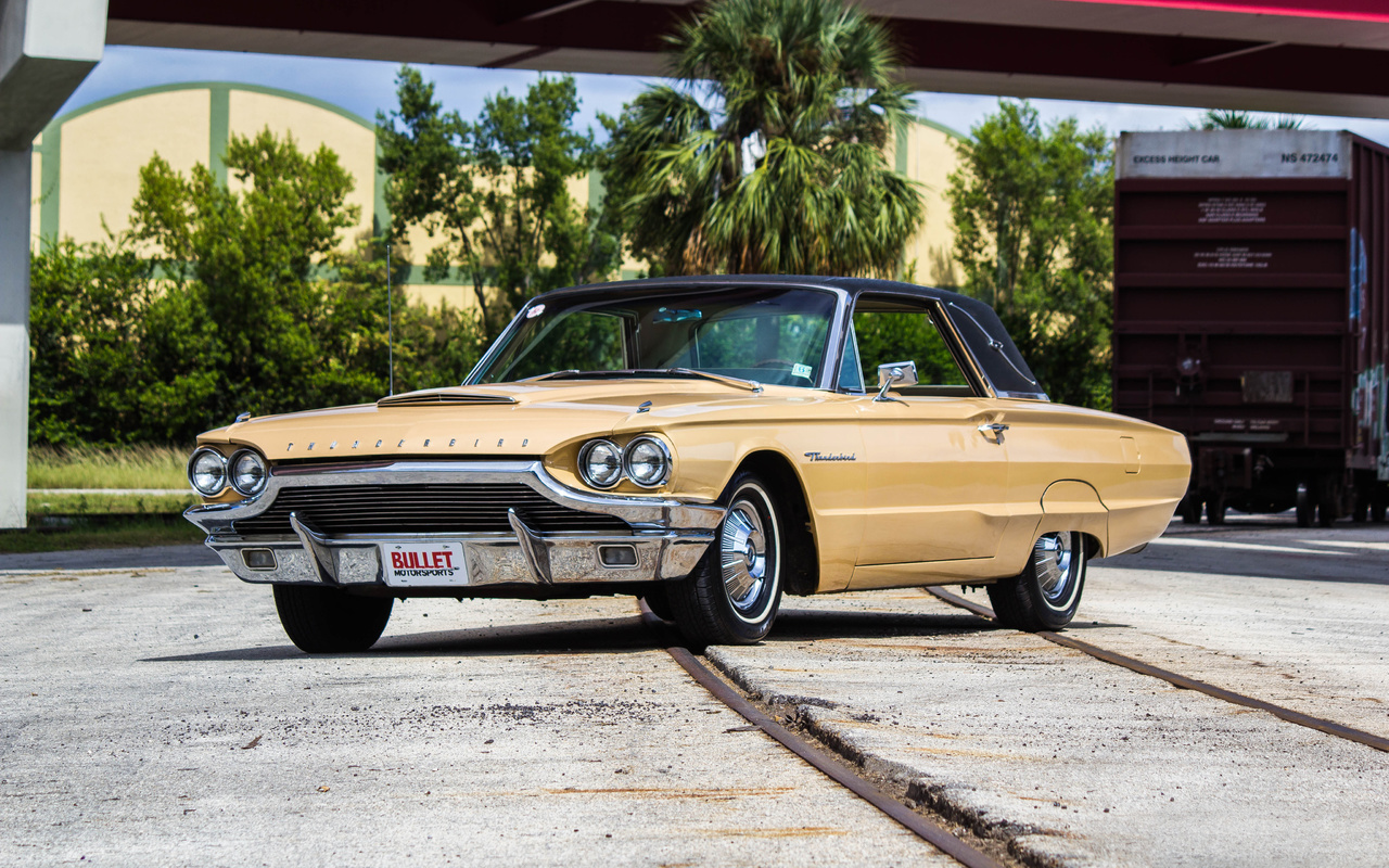 ford, thunderbird, 1964