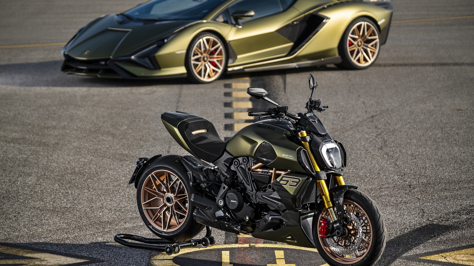 ducati, diavel, 1260, lamborghini, lamborghini, sian, fkp, 37, 2021