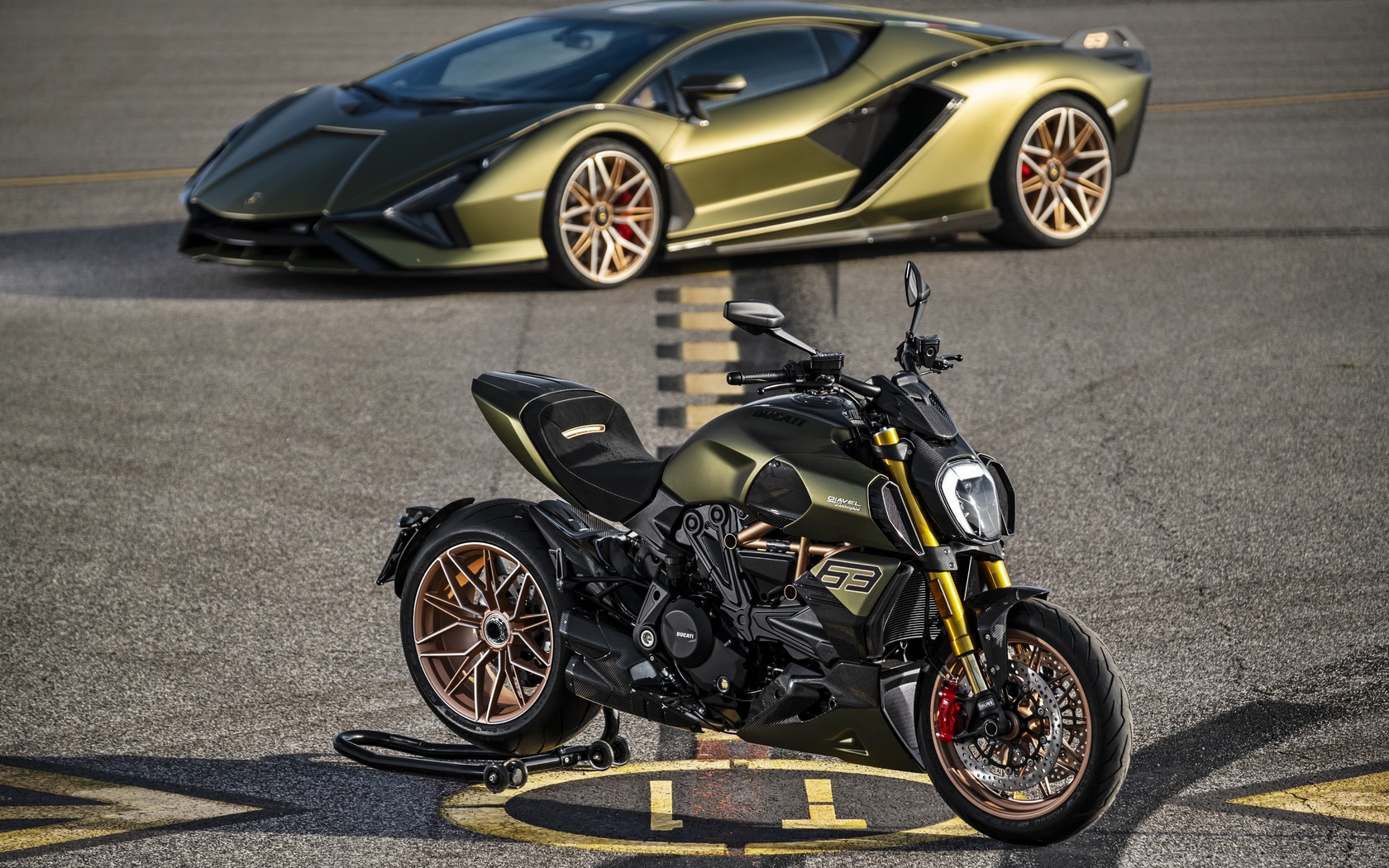 ducati, diavel, 1260, lamborghini, lamborghini, sian, fkp, 37, 2021