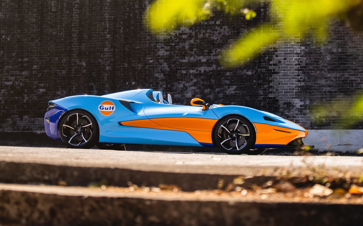 2021, mclaren, elva, gulf, theme