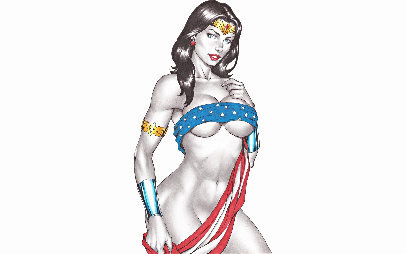 art, wonder woman, america