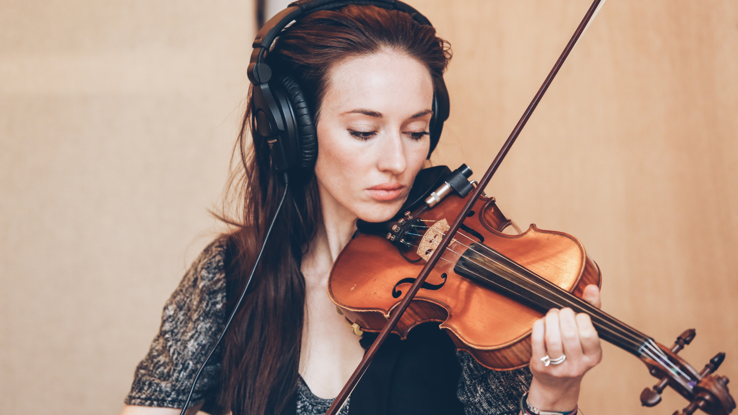 violin, girl, music