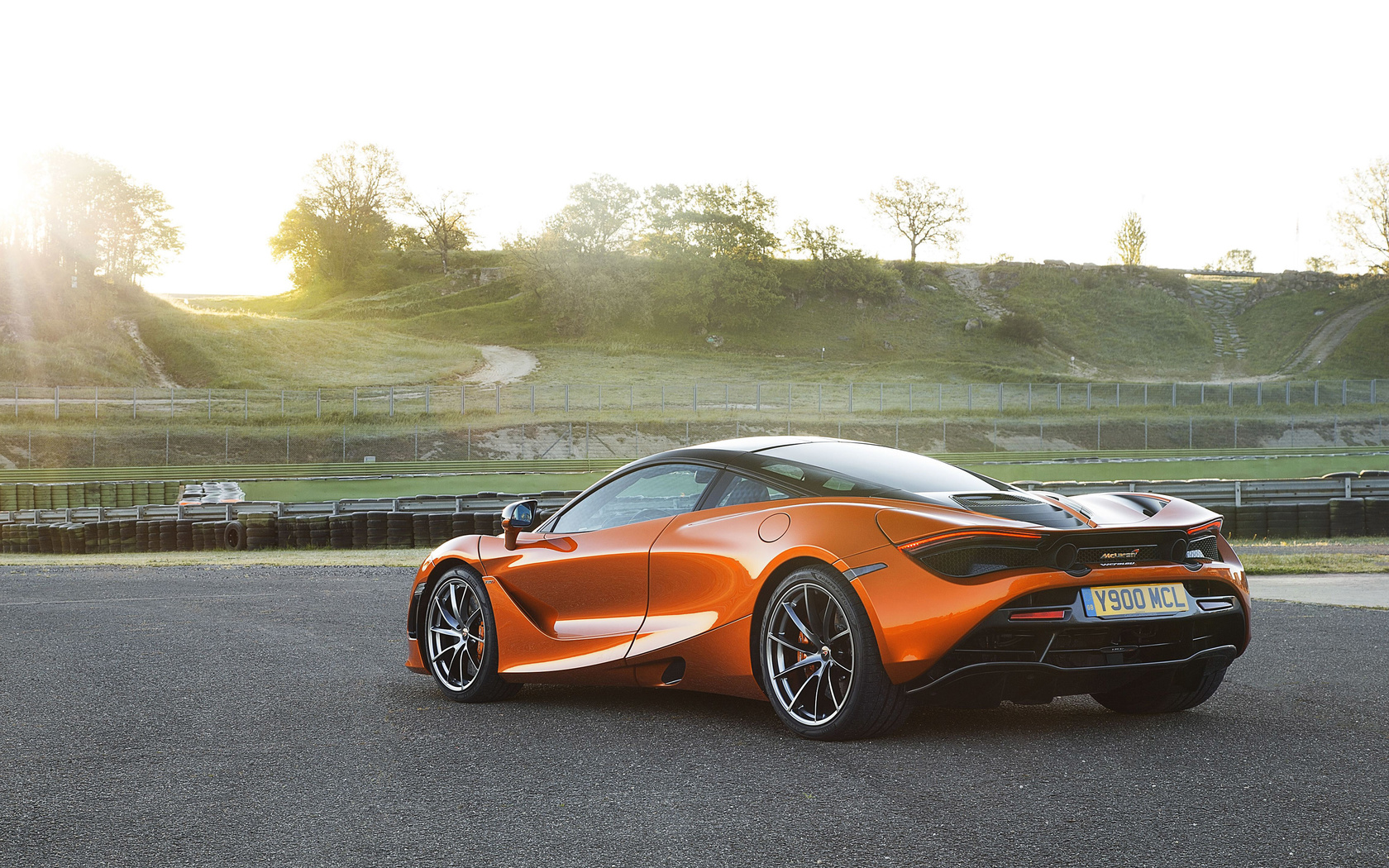 mclaren, 720s, orange