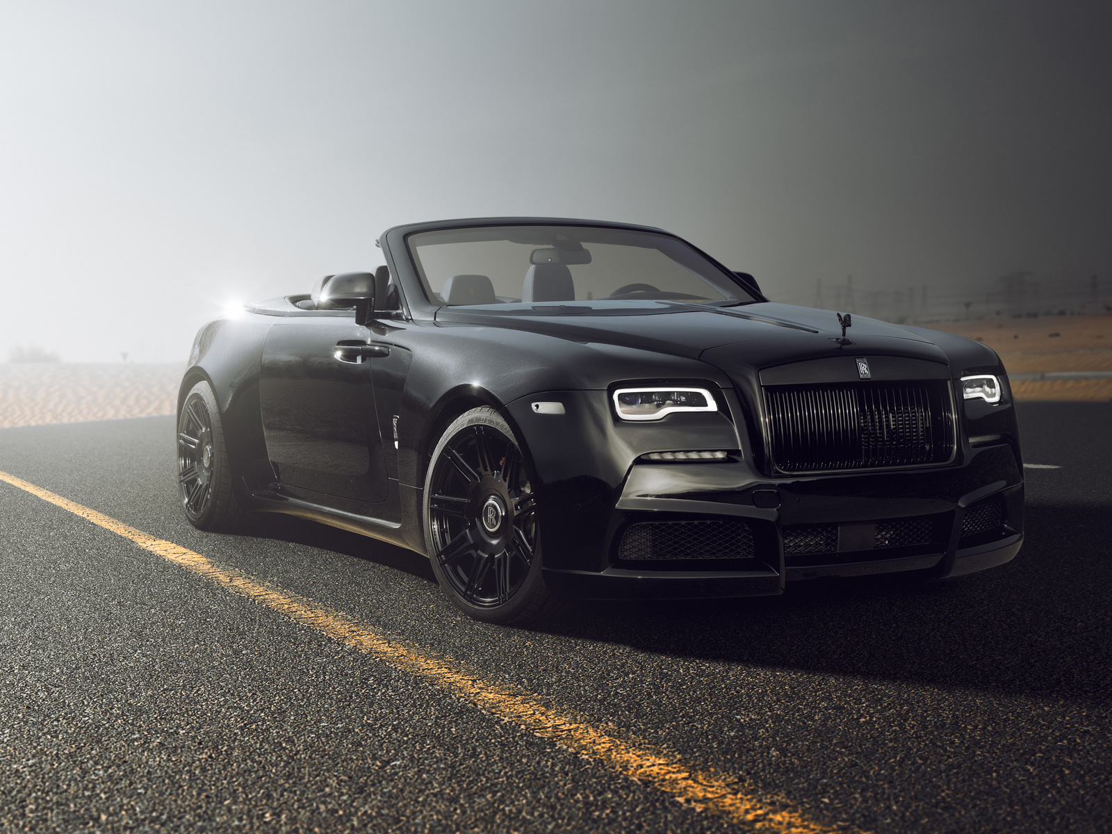 spofec, rolls-royce, dawn, black, badge, overdose