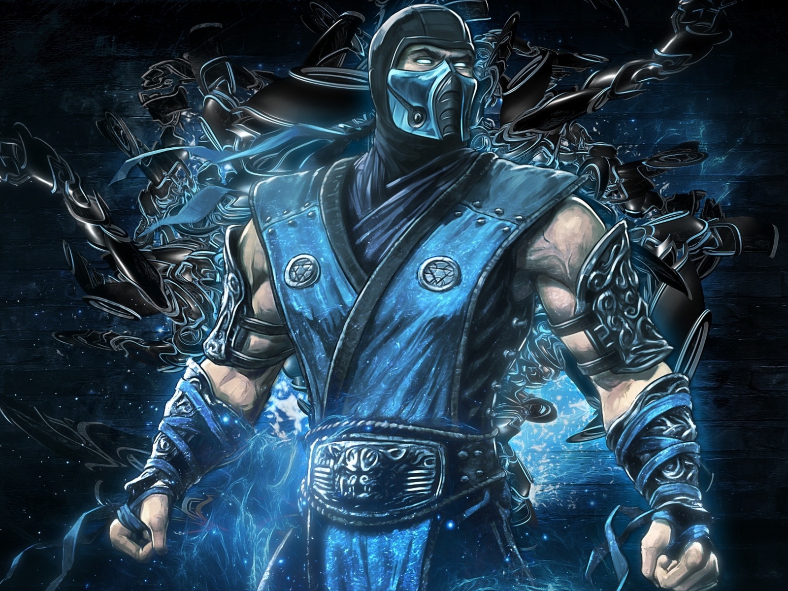 mortal kombat, art, sub-zero