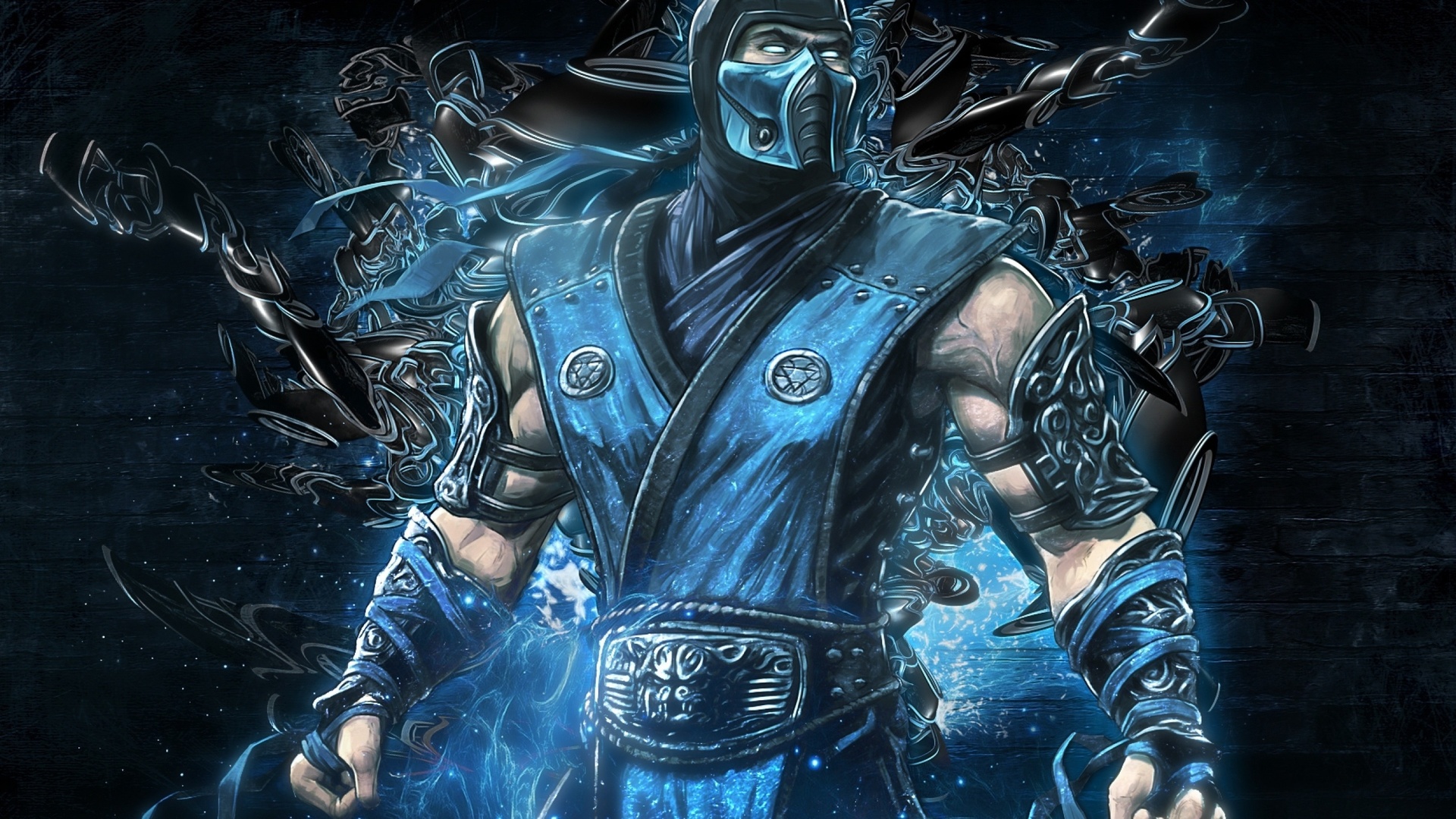 mortal kombat, art, sub-zero