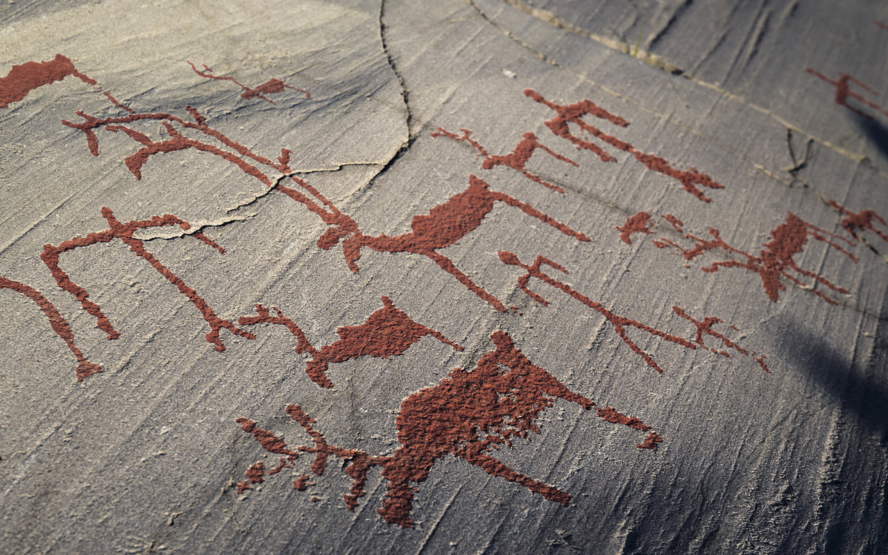 world heritage rock art centre, alta museum, norway, rock carvings