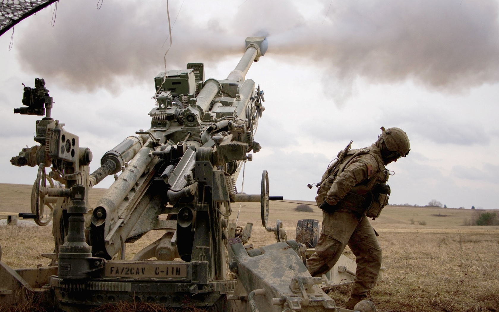 grafenwoehr training area, germany, us army, field artillery squadron, m777 howitzer