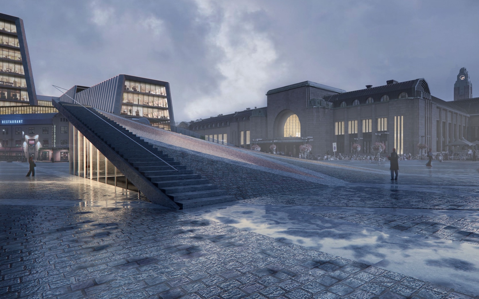 asema square, helsinki, winning design, ,  