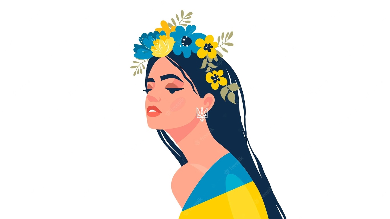 ukraine, woman, art
