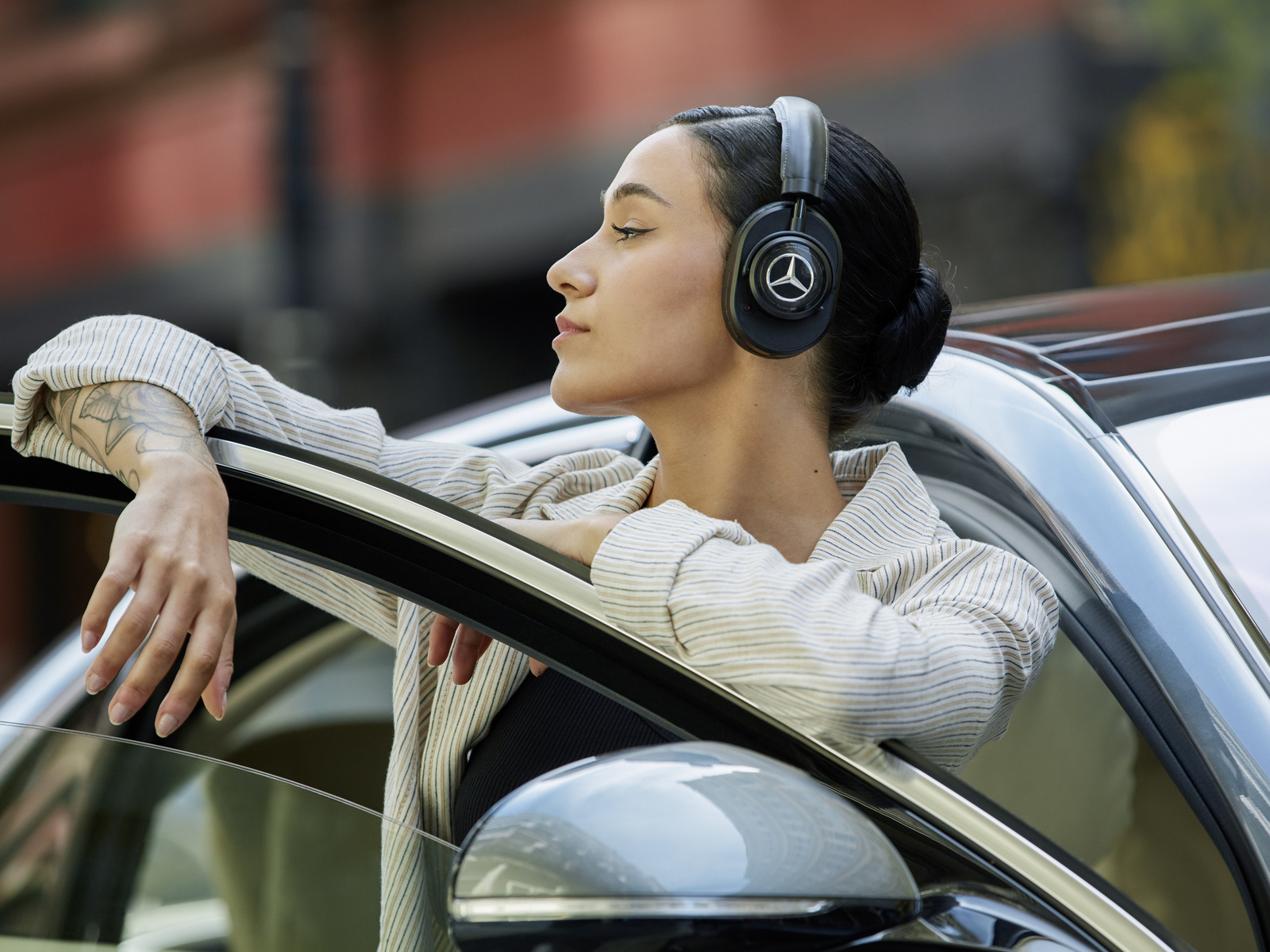 master and dynamic, active noise-cancelling wireless headphones, mercedes-benz