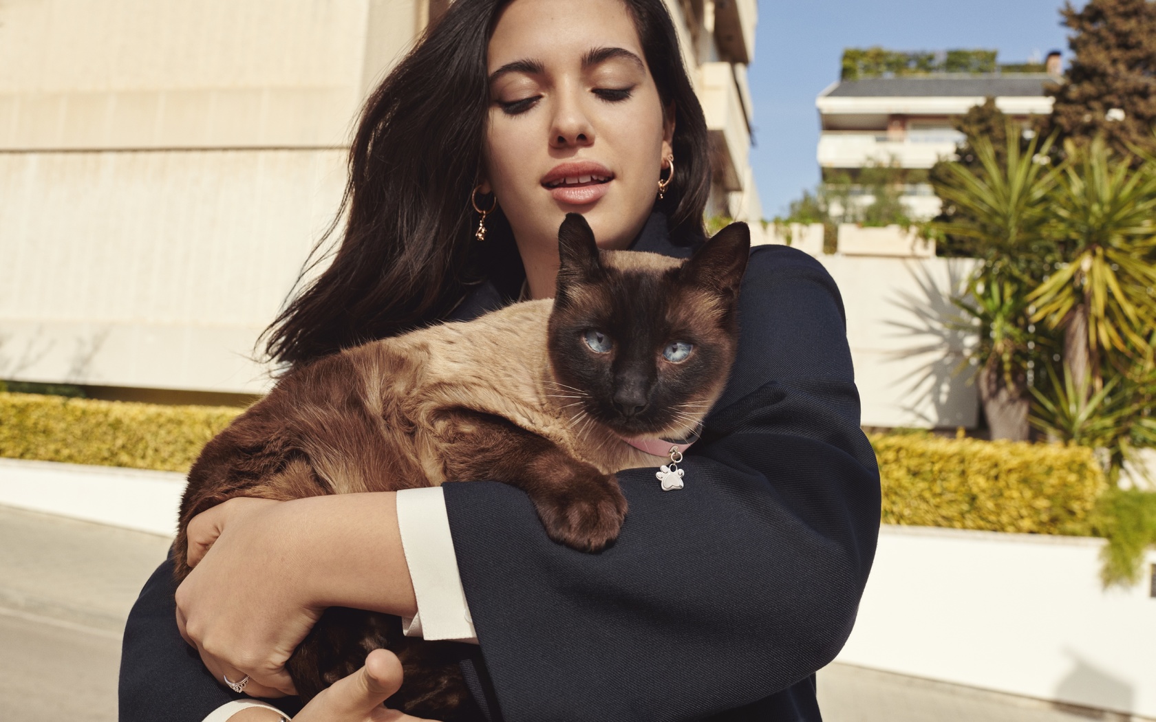 furry friend, pink leather-free fabric pet collar, pandora, accessories for pets