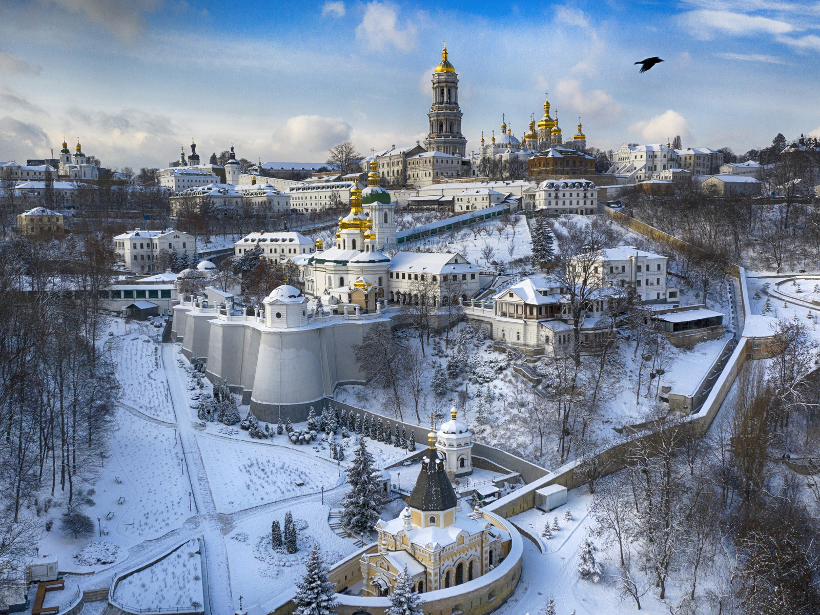 kyiv pechersk lavra, kyiv, ukraine, saint sophia cathedral