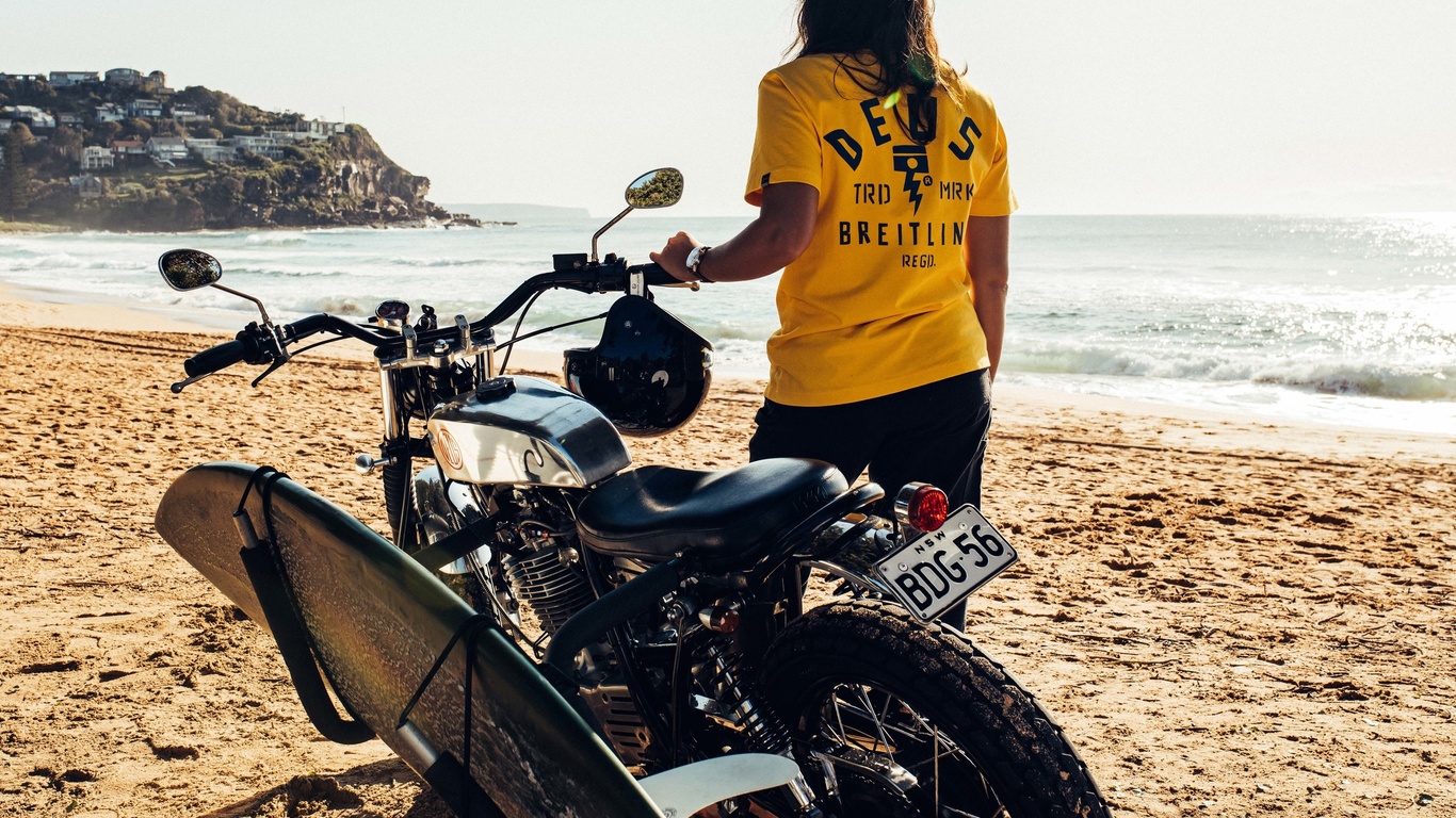 adventure, australian custom motorcycle, deus ex machina, bikers