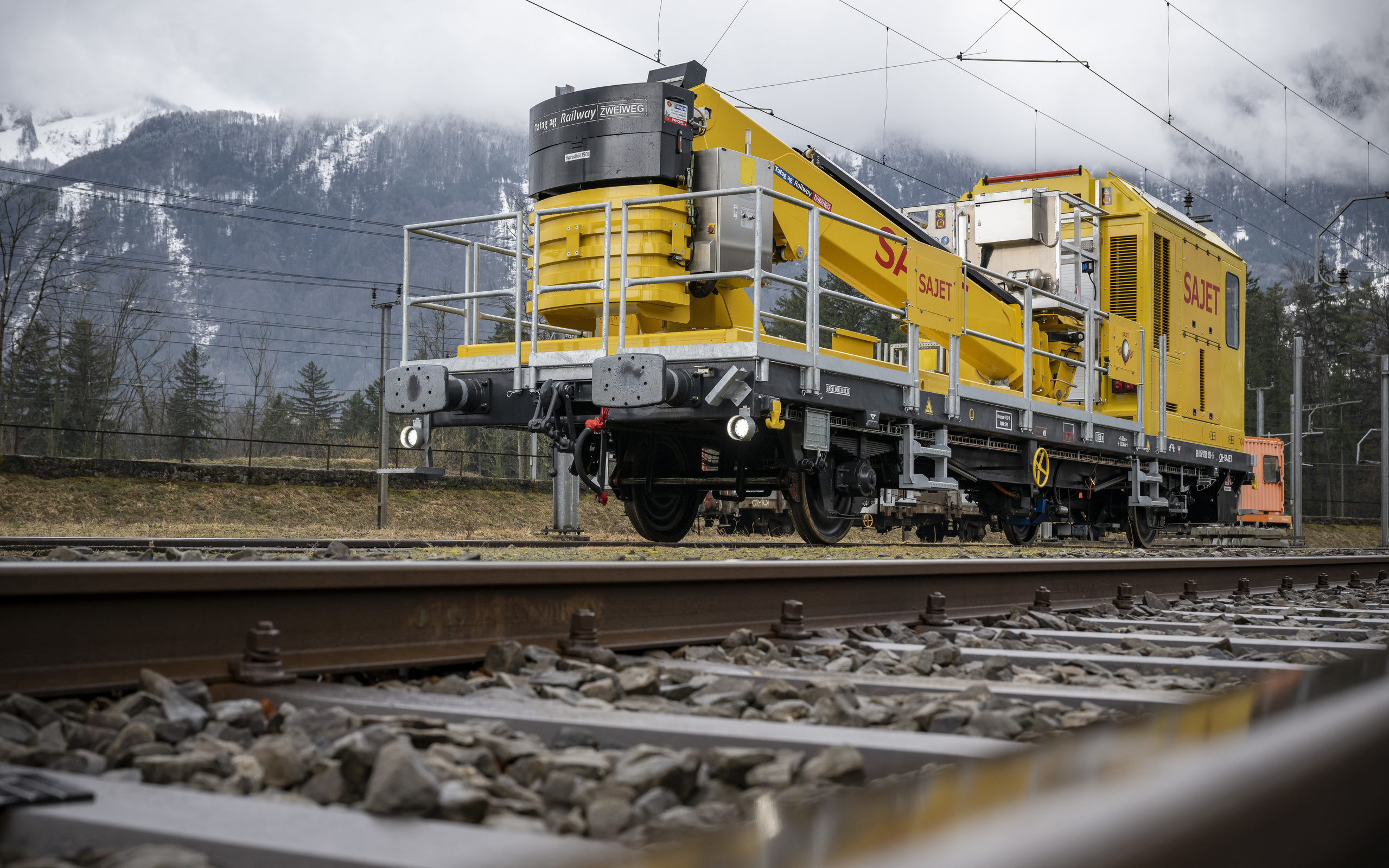 siemens, special maintenance train, switzerland