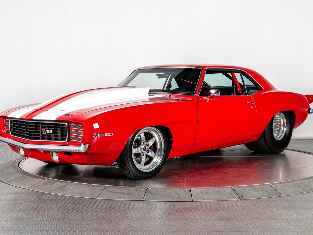 1969, chevrolet, red, camaro, z28, bowtie, muscle, classic, pro street