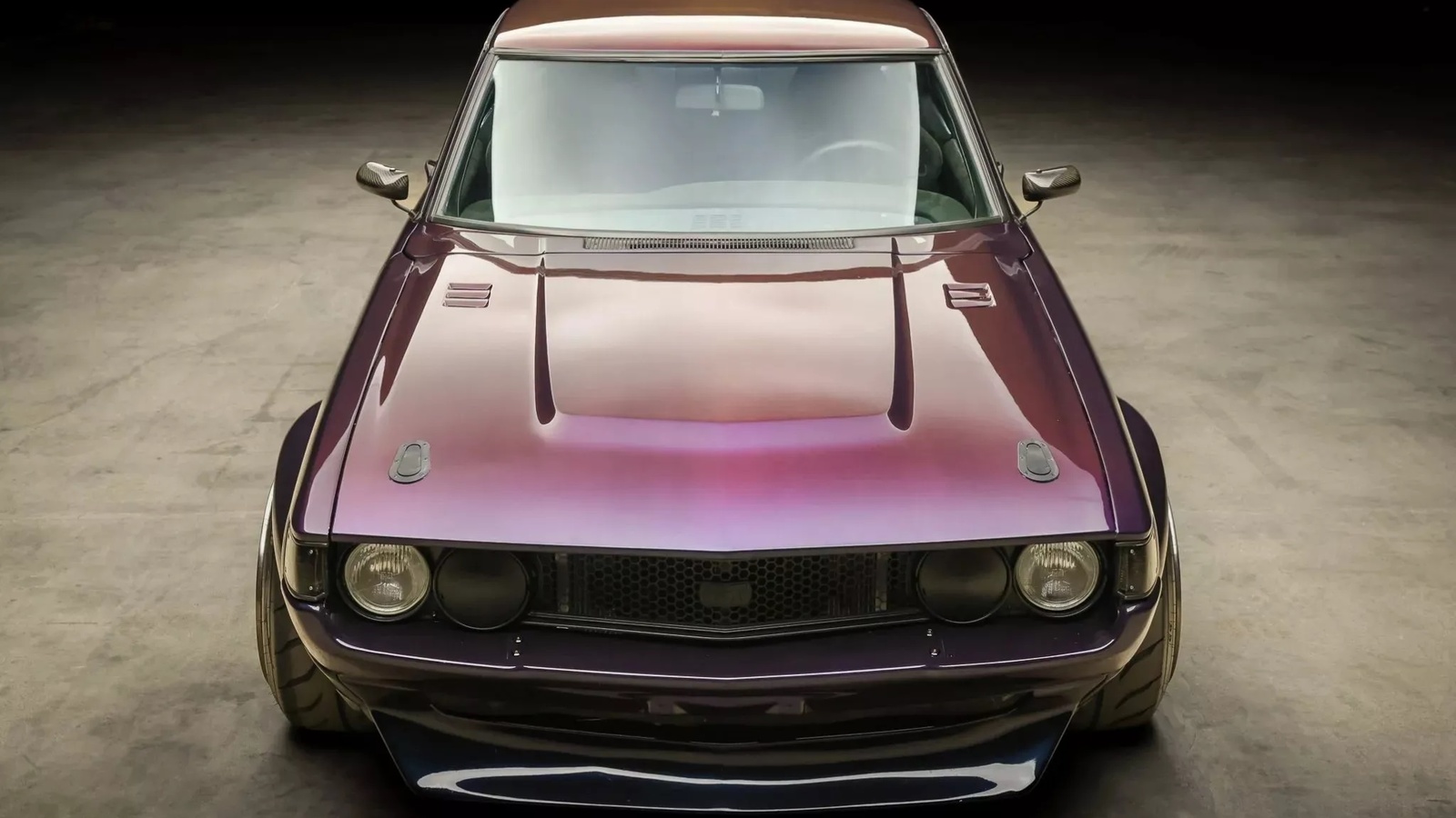 toyota, toyota celica, vehicle, 1977, classic car, purple cars
